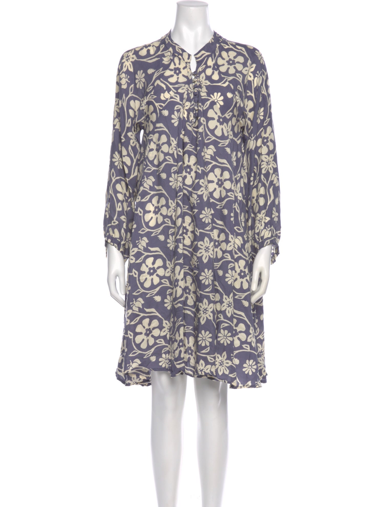 Natalie Martin Silk Knee-Length Dress
