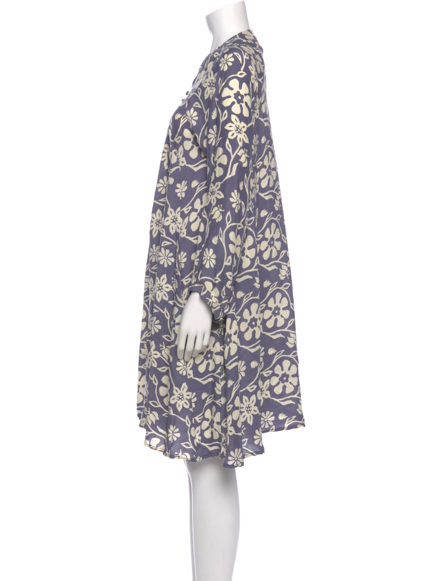 Natalie Martin Silk Knee-Length Dress