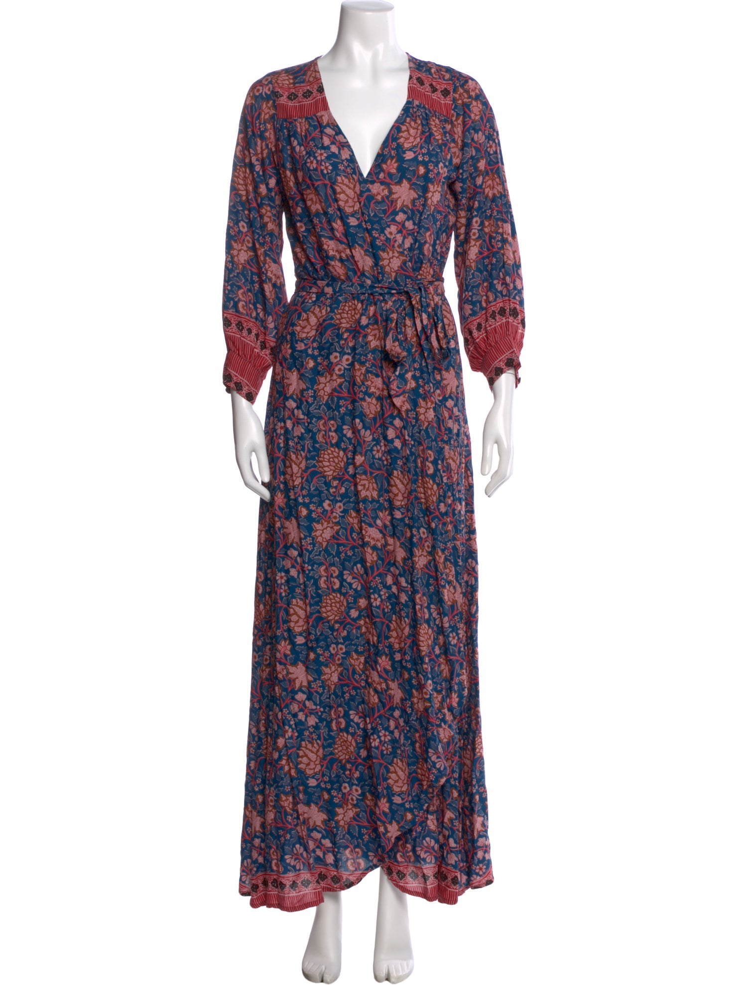 Natalie Martin Floral Print Long Dress