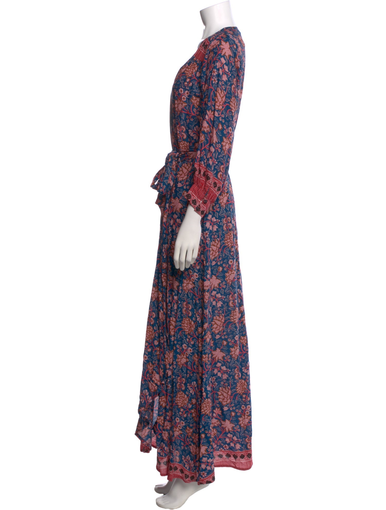 Natalie Martin Floral Print Long Dress