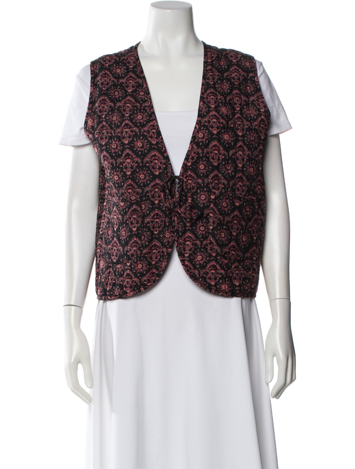 Natalie Martin Floral Print Vest w/ Tags