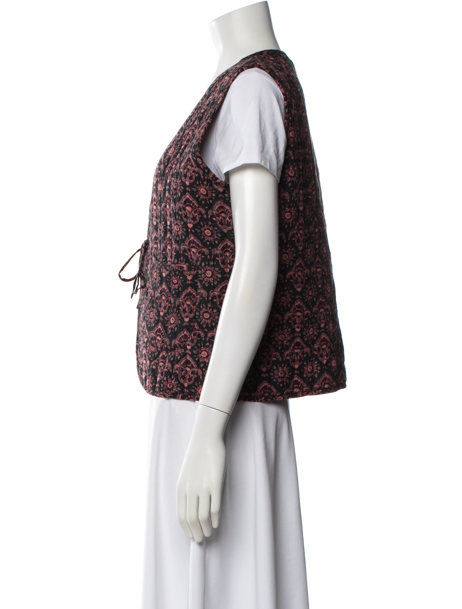 Natalie Martin Floral Print Vest w/ Tags