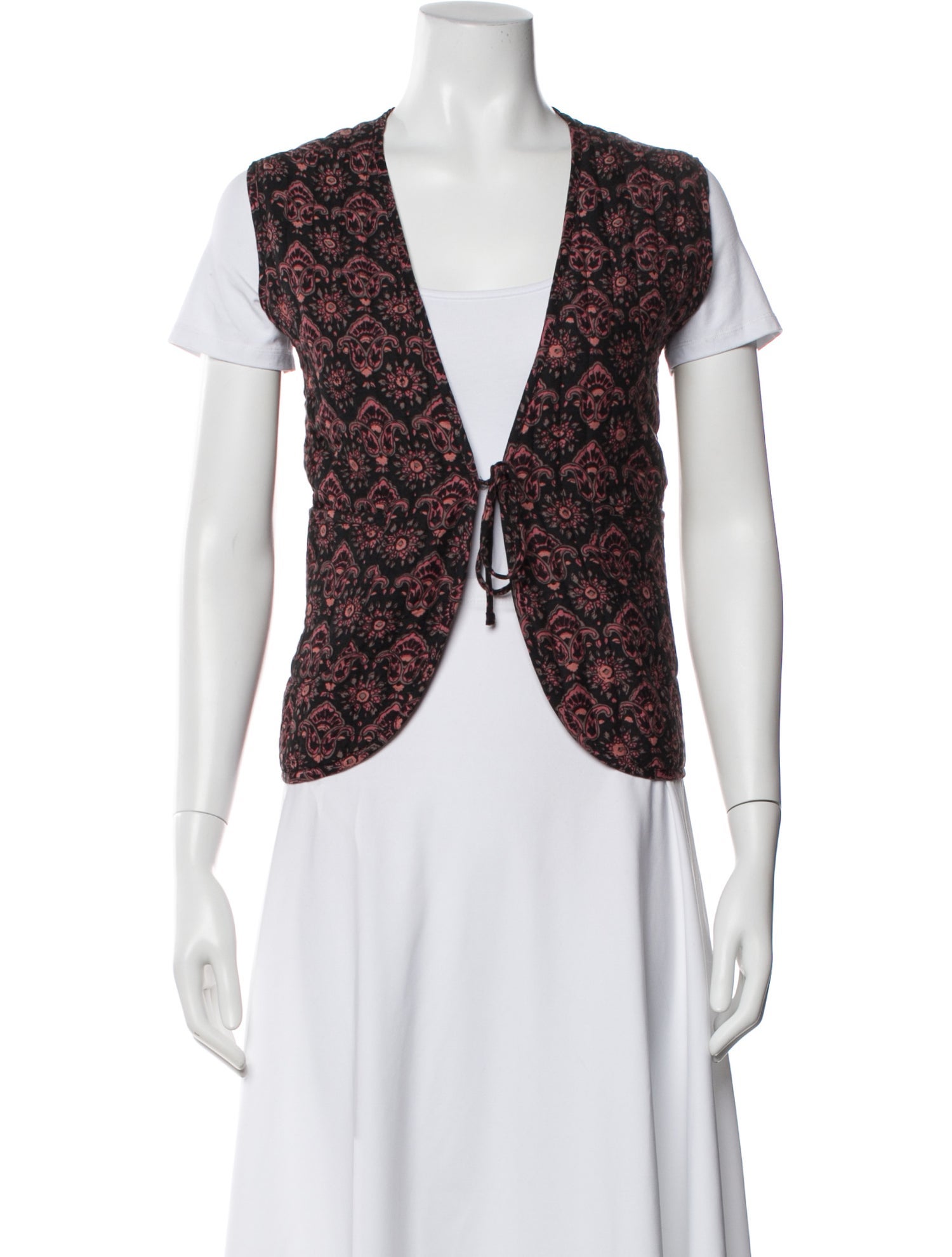 Natalie Martin Floral Print Vest