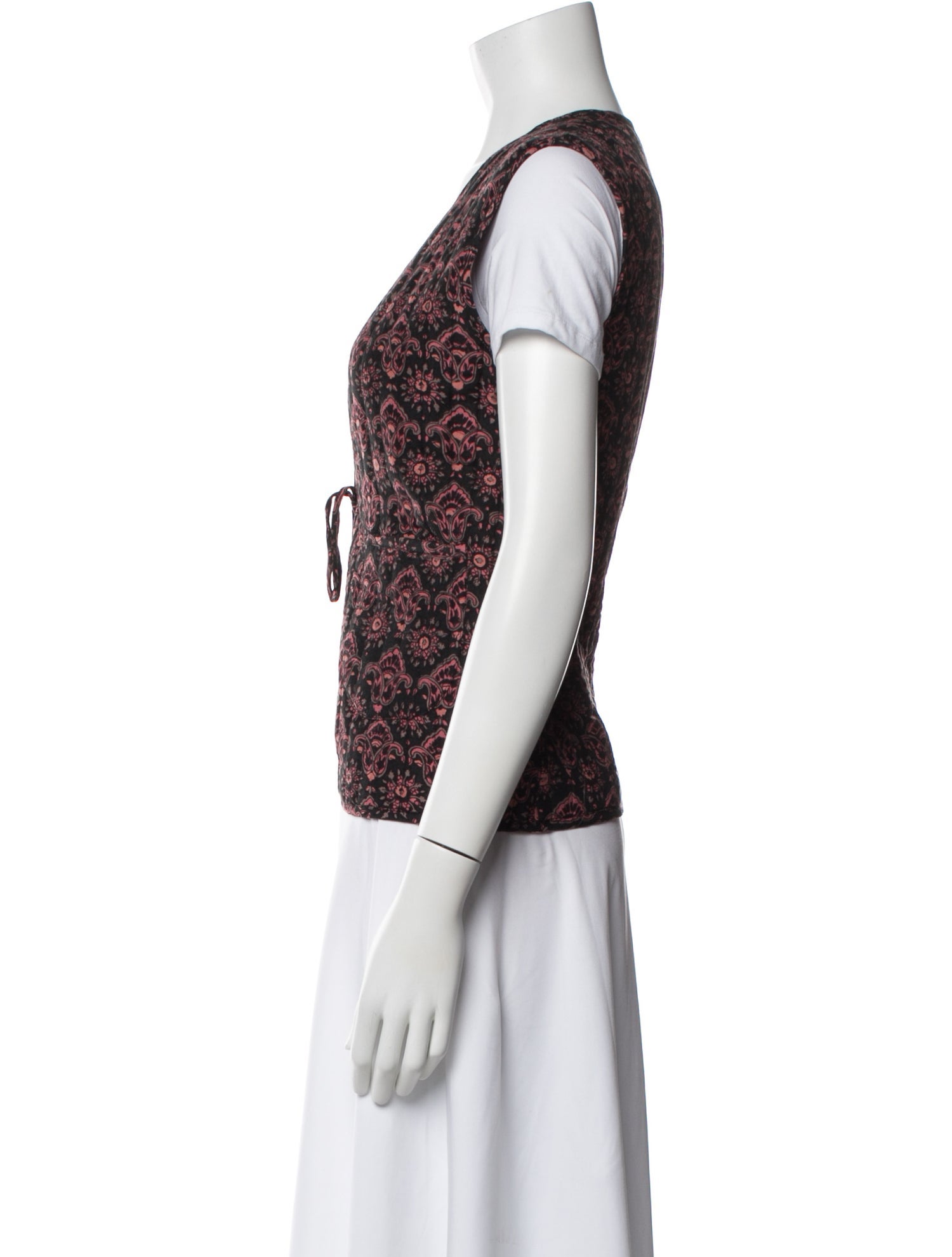 Natalie Martin Floral Print Vest