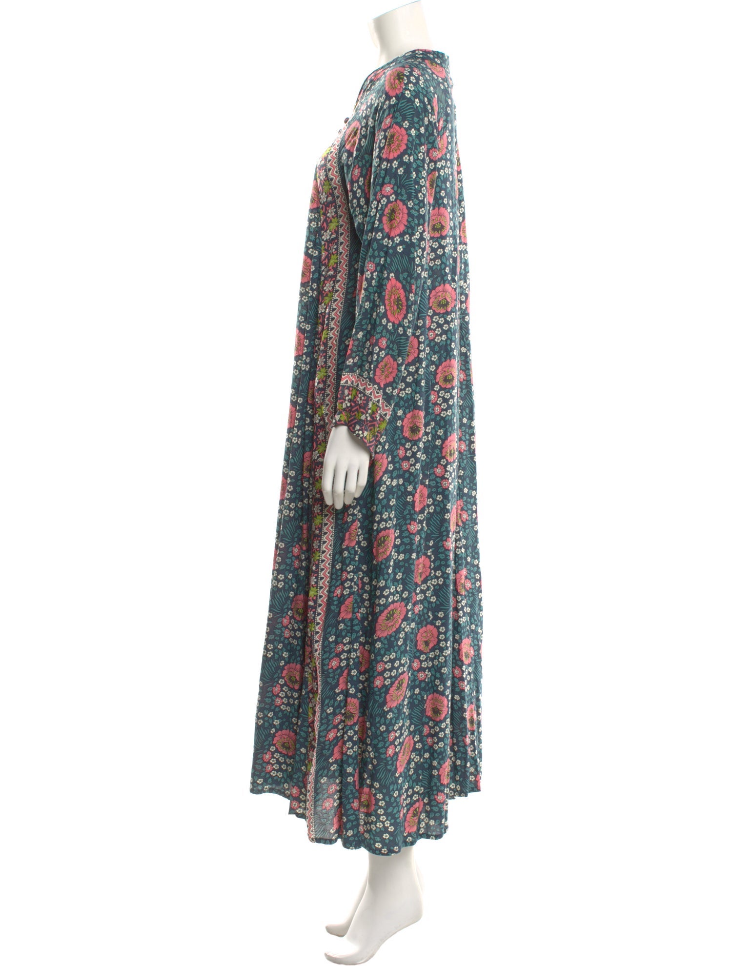 Natalie Martin Floral Print Long Dress