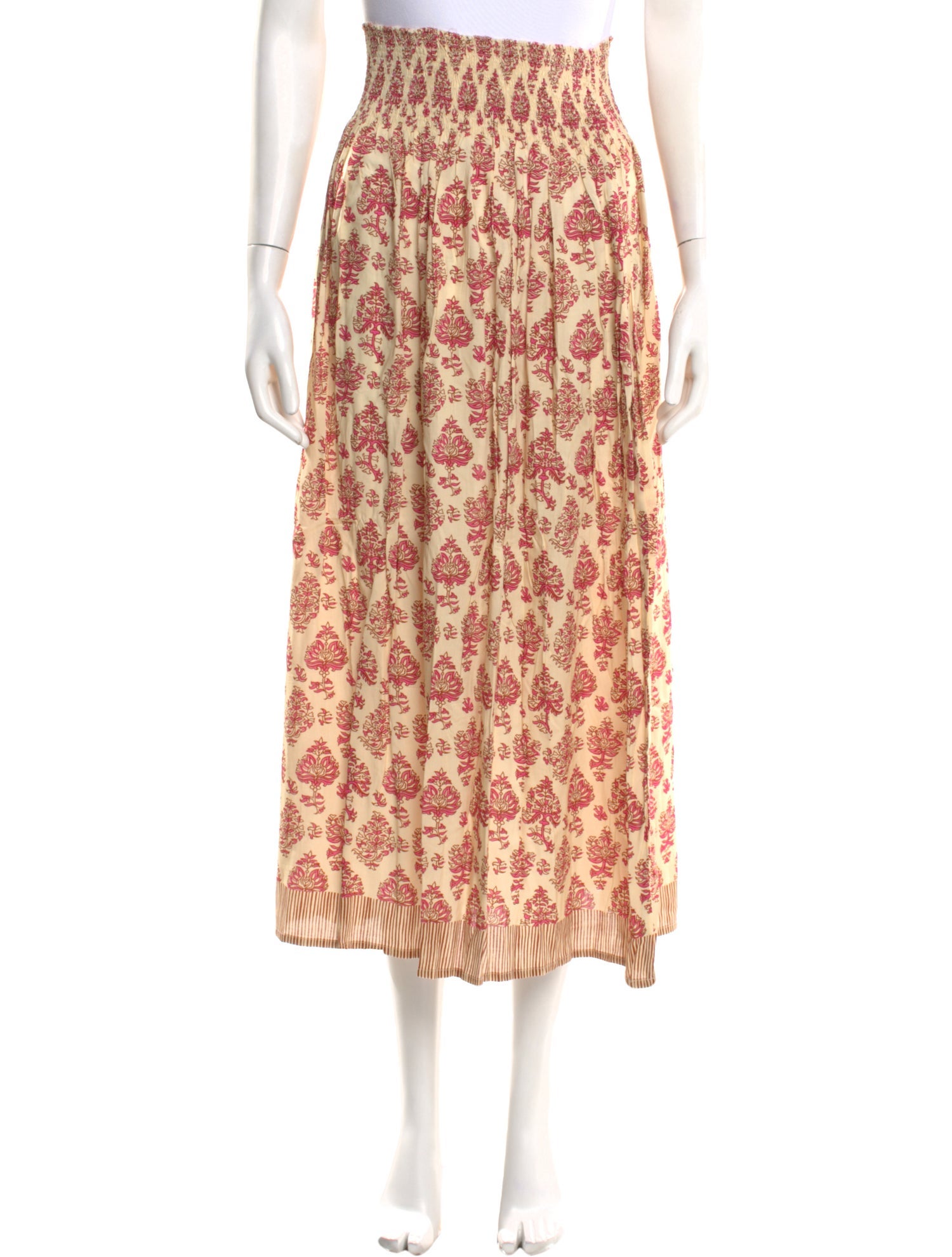 Natalie Martin Printed Midi Length Skirt