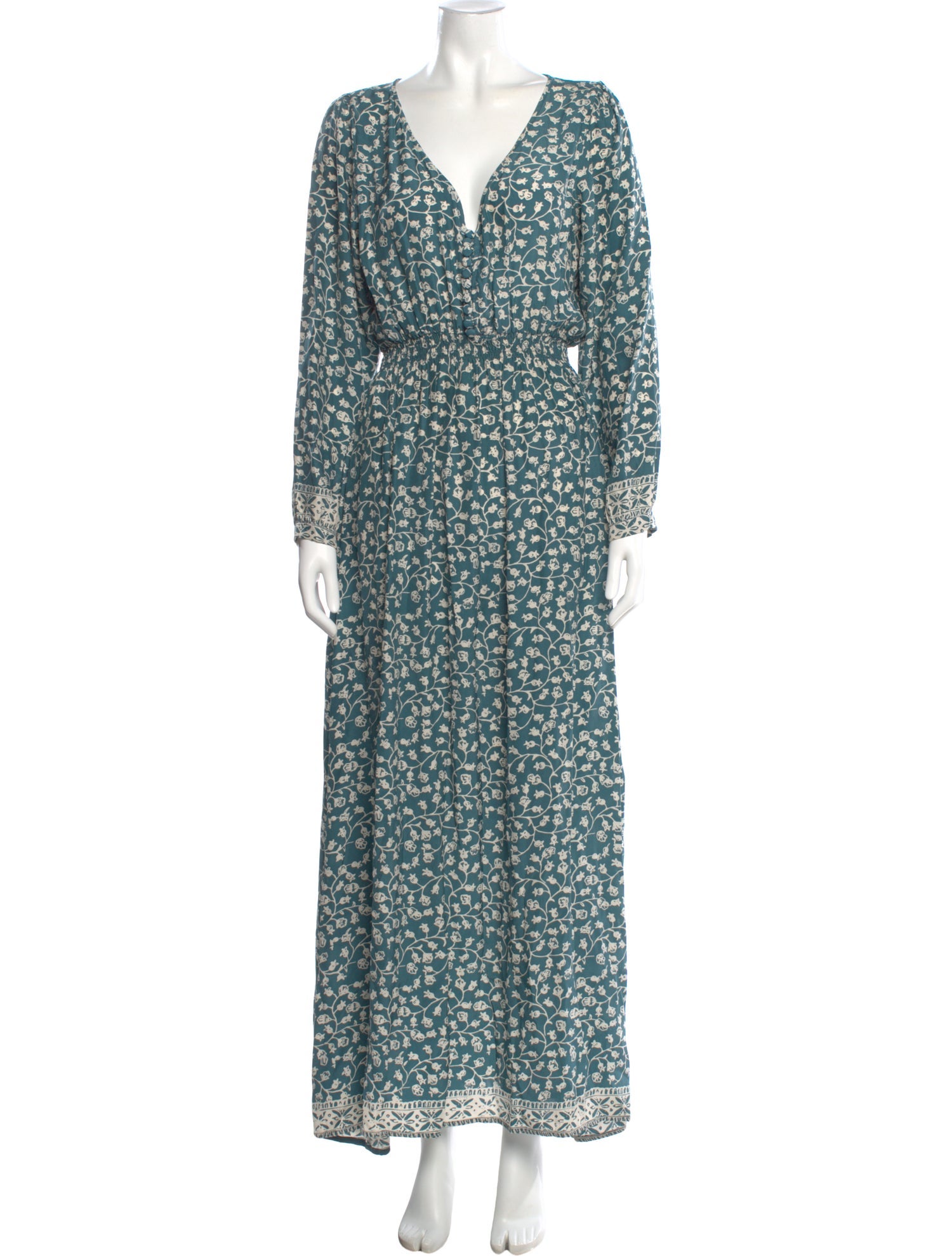 Natalie Martin Silk Long Dress
