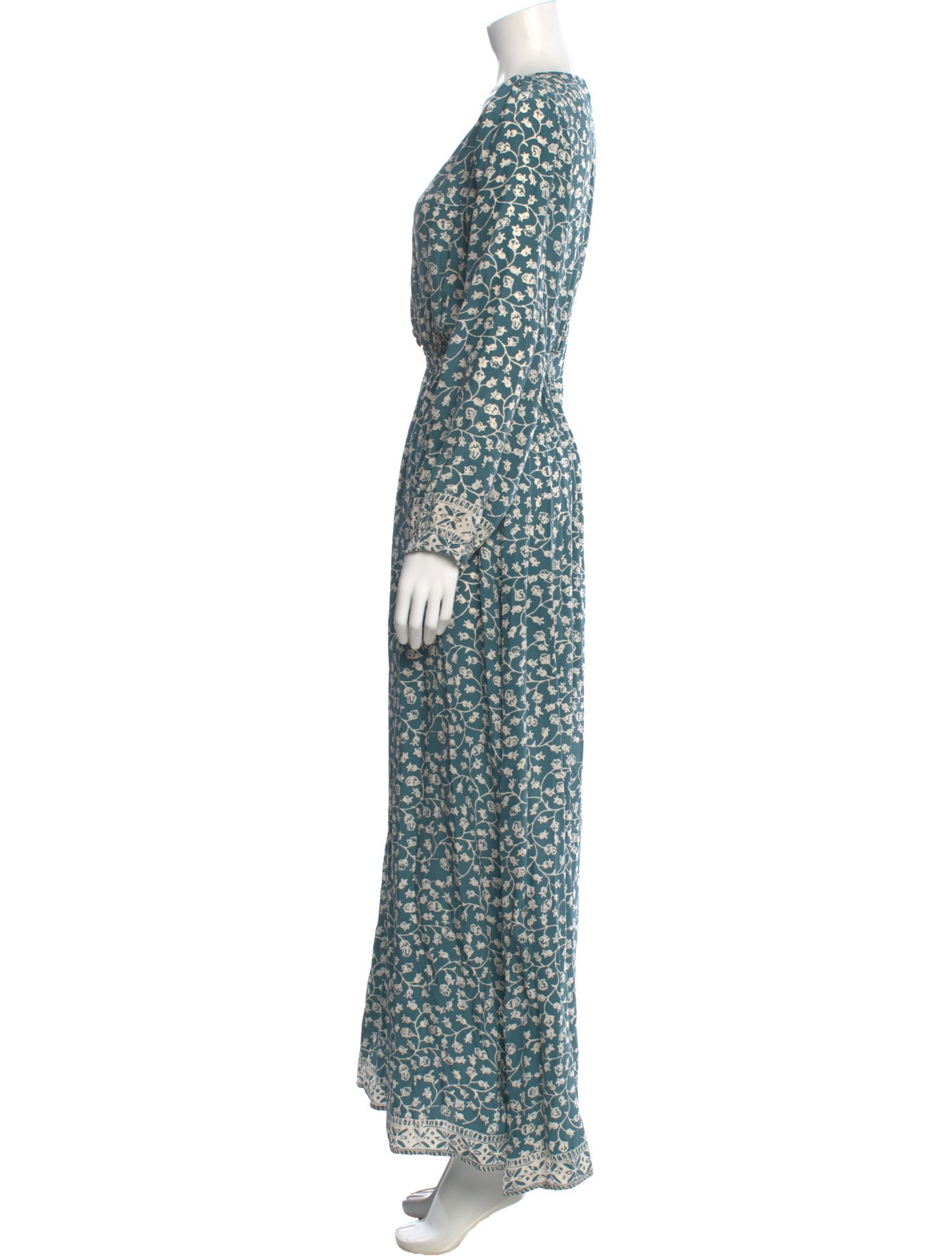 Natalie Martin Silk Long Dress