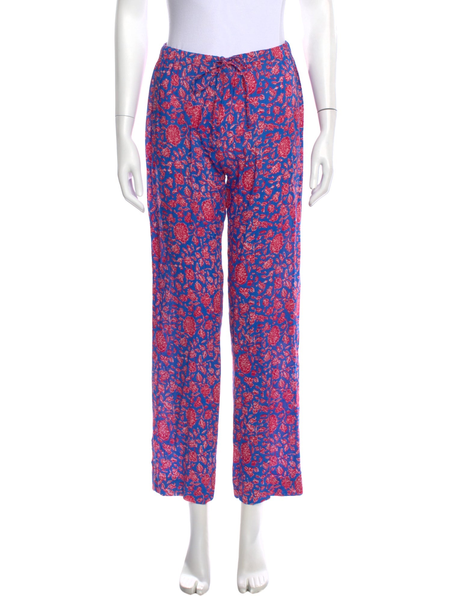 Natalie Martin Floral Print Straight Leg Pants