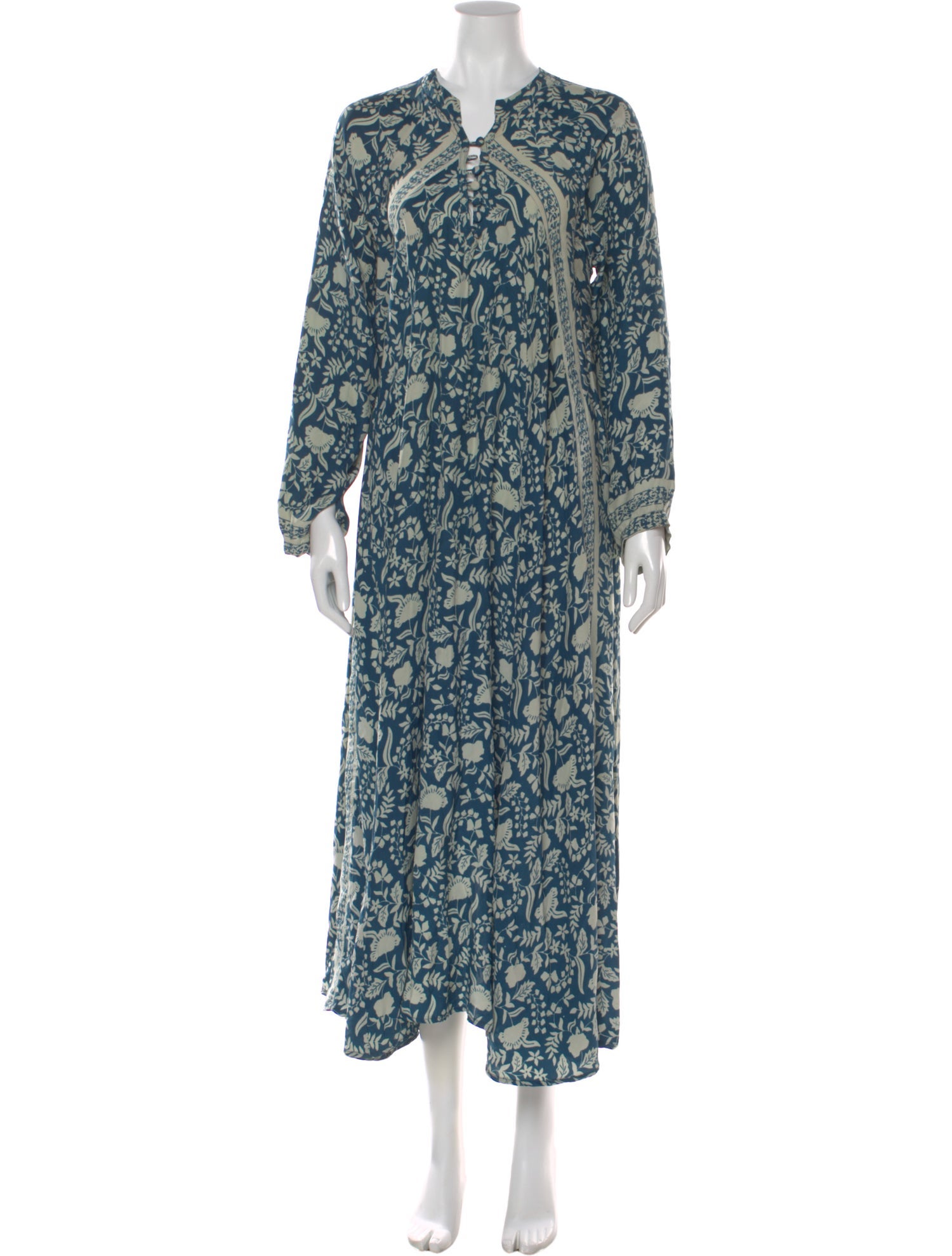 Natalie Martin Silk Long Dress