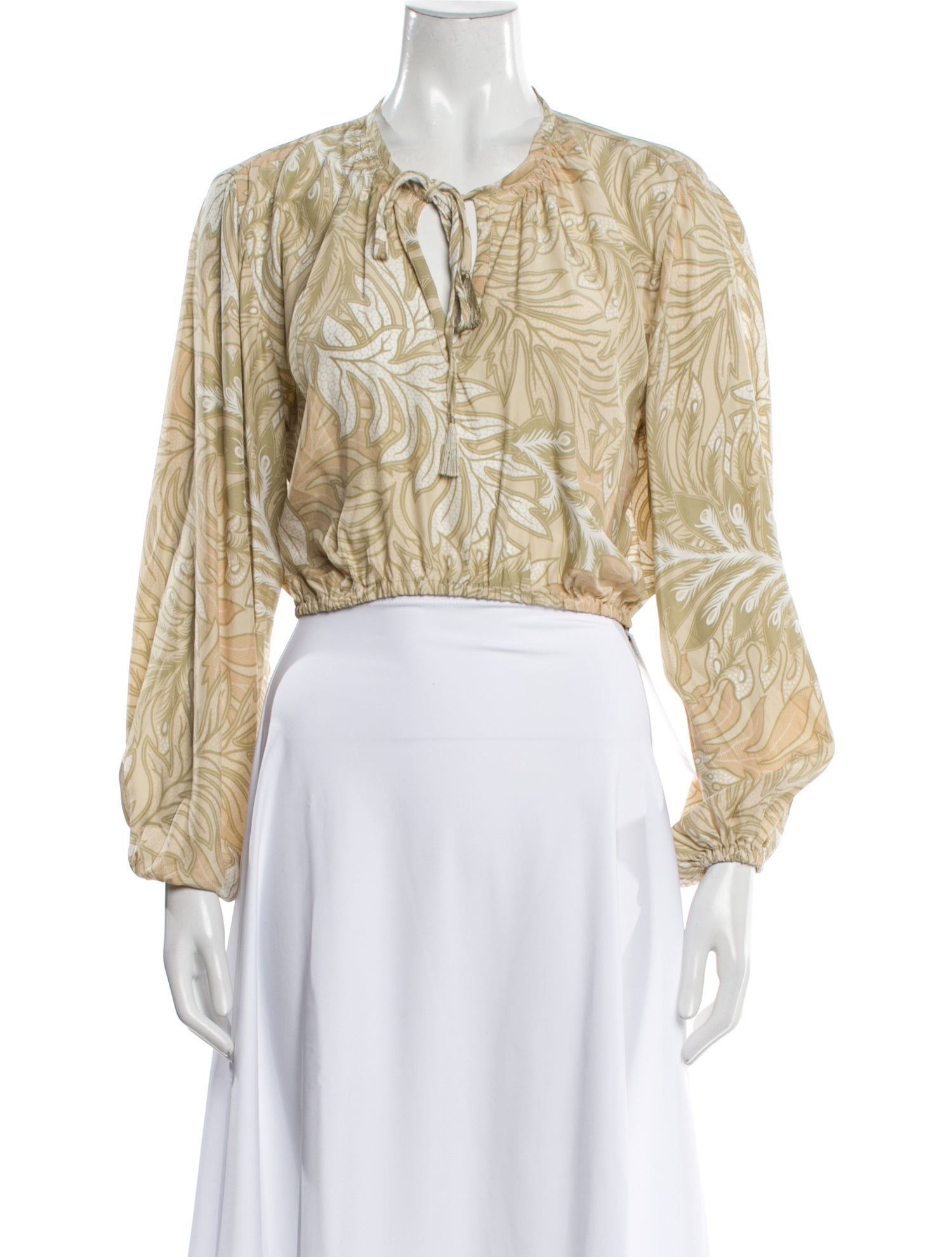 Natalie Martin Silk Printed Blouse
