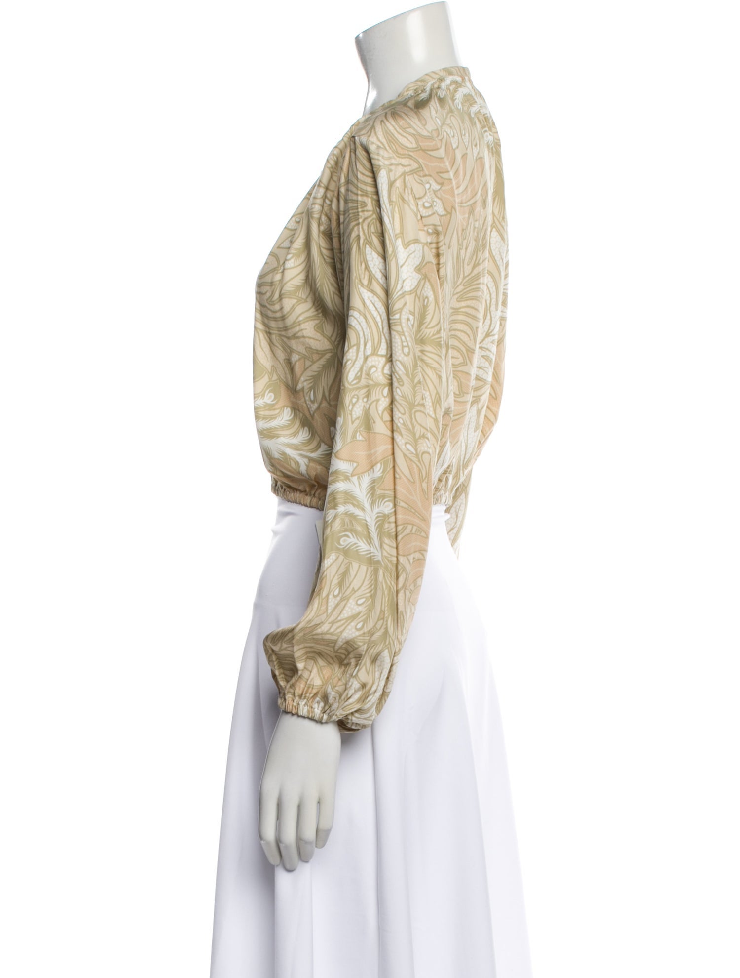 Natalie Martin Silk Printed Blouse