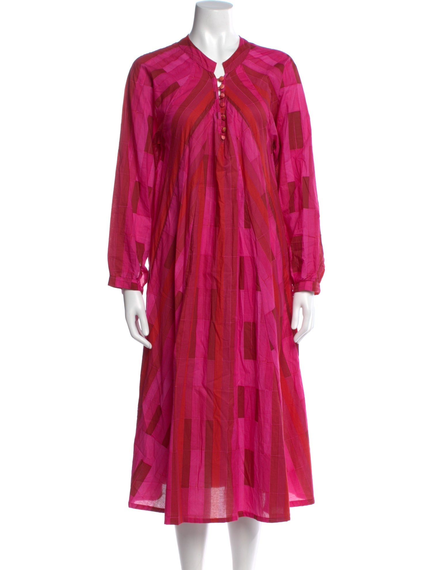 Natalie Martin Printed Midi Length Dress