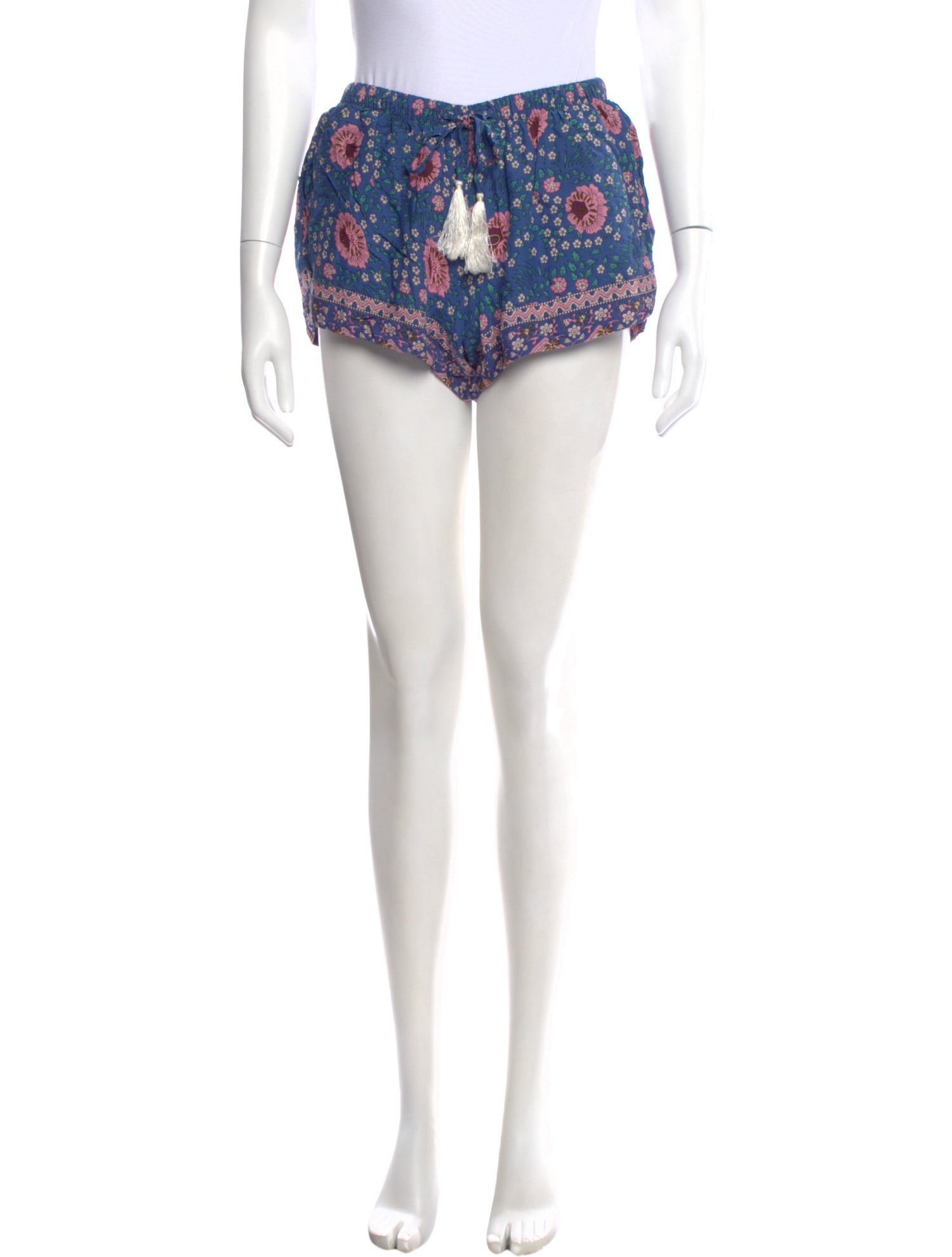 Natalie Martin Floral Print Mini Shorts