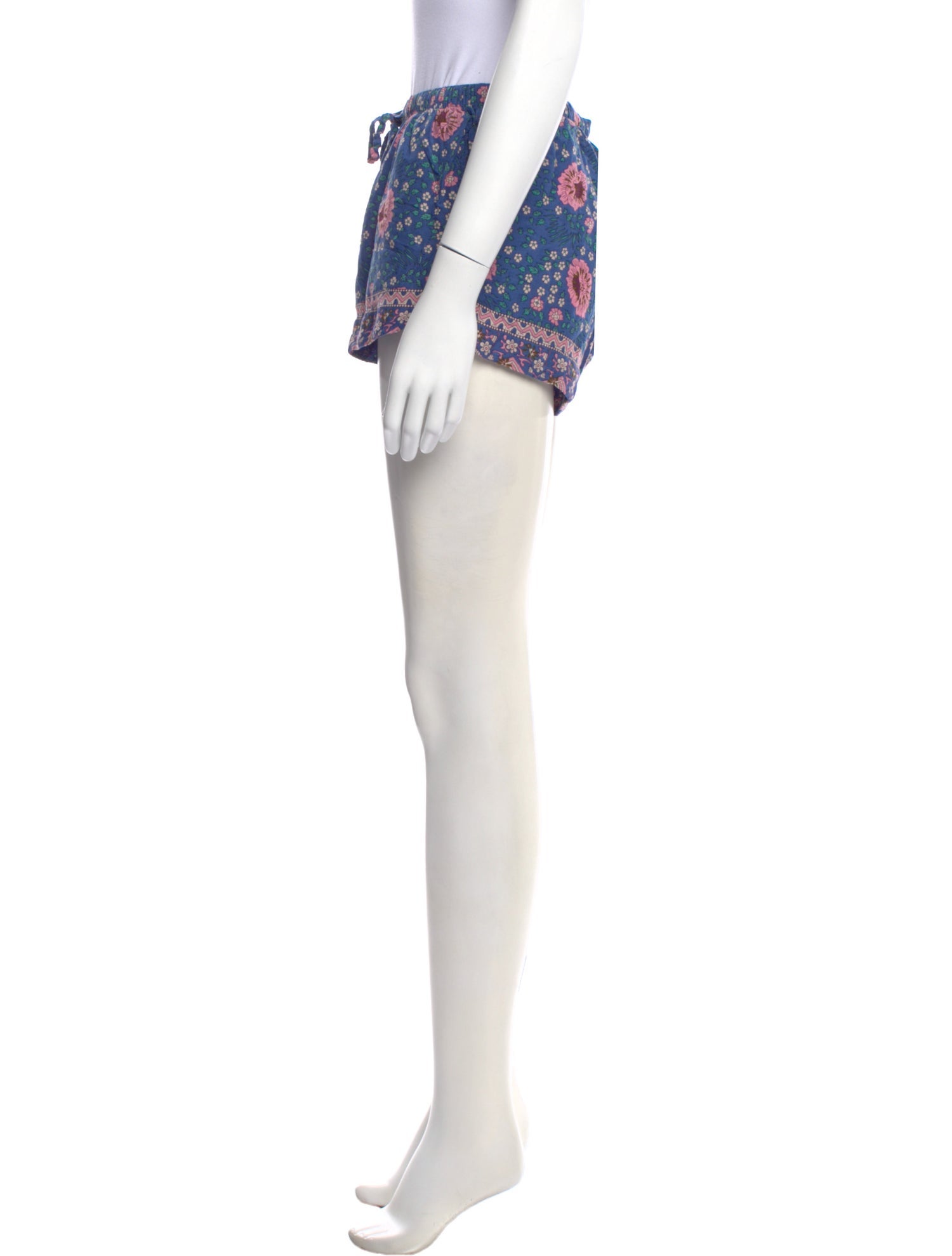 Natalie Martin Floral Print Mini Shorts