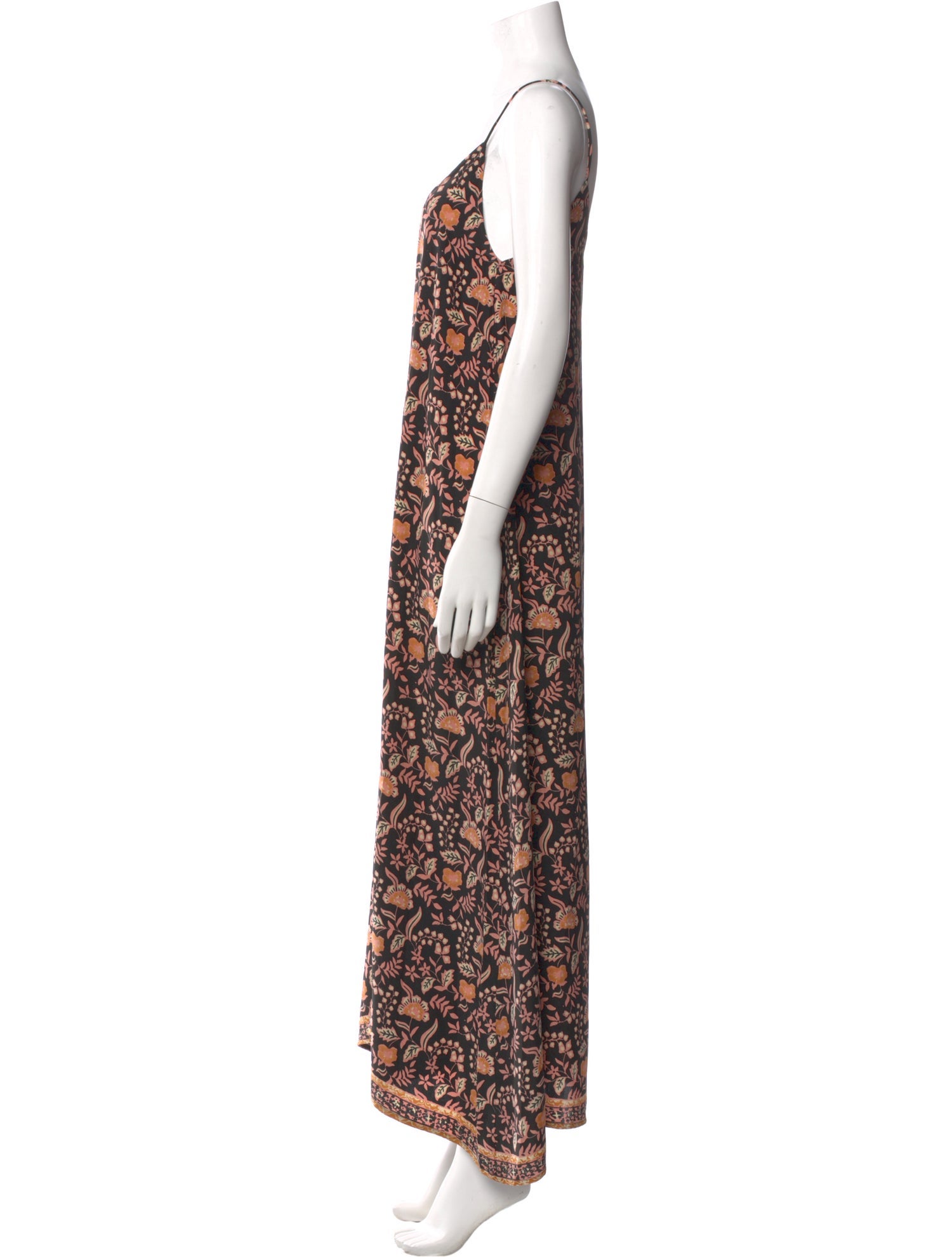 Natalie Martin Silk Long Dress