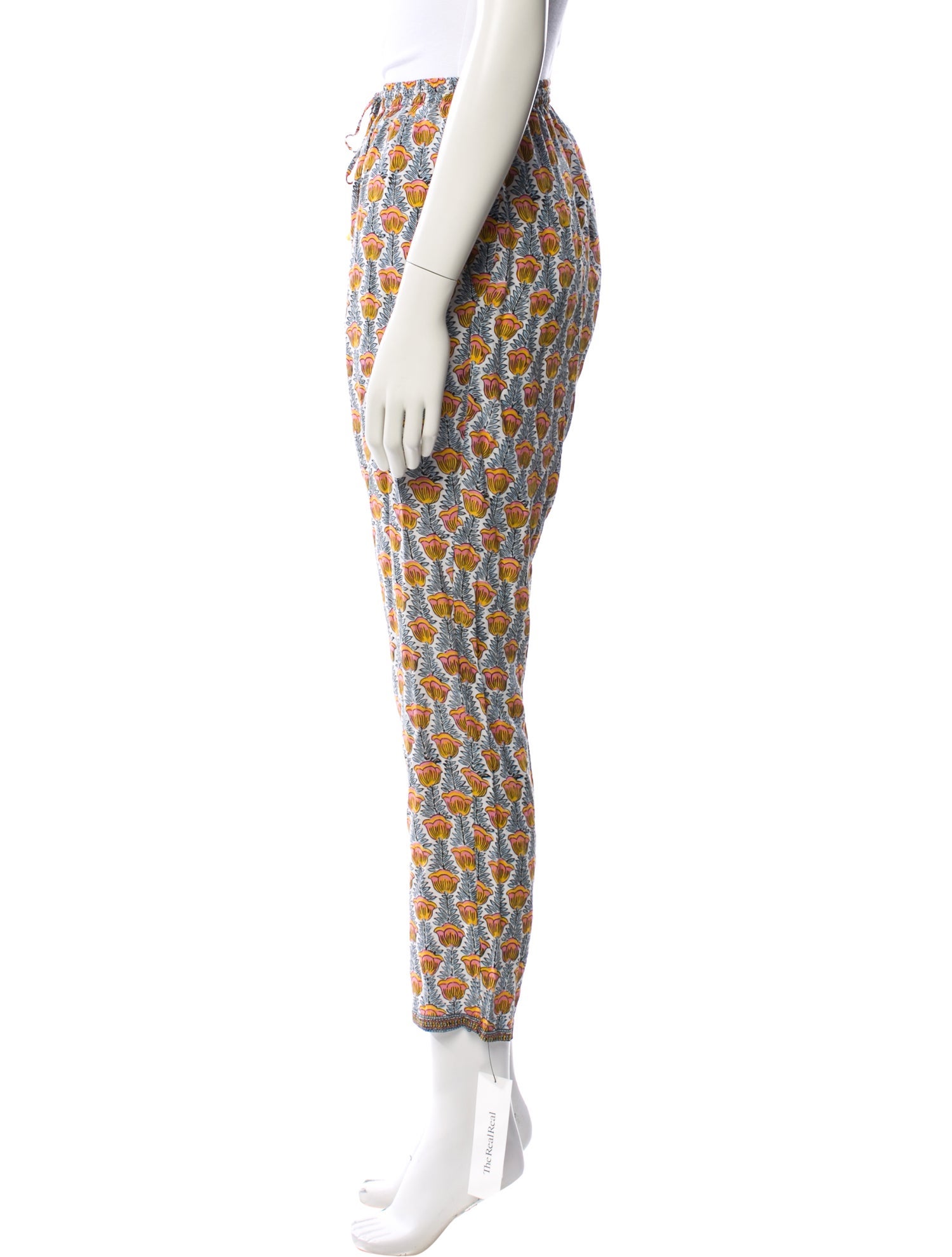 Natalie Martin Floral Print Straight Leg Pants