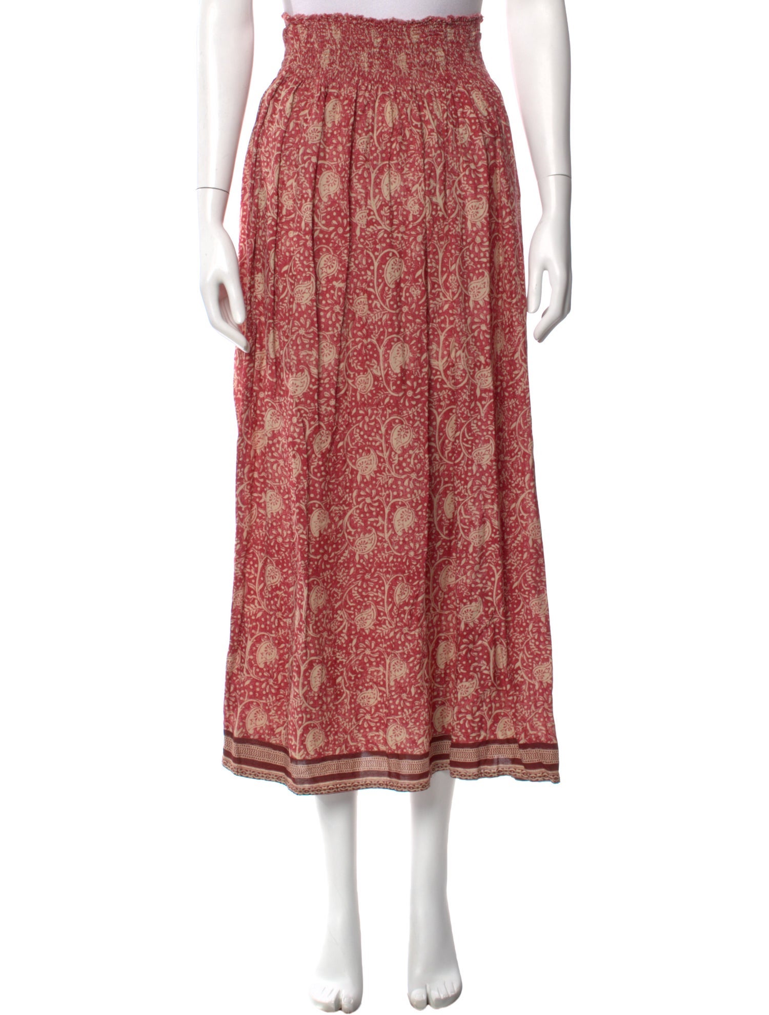 Natalie Martin Printed Midi Length Skirt