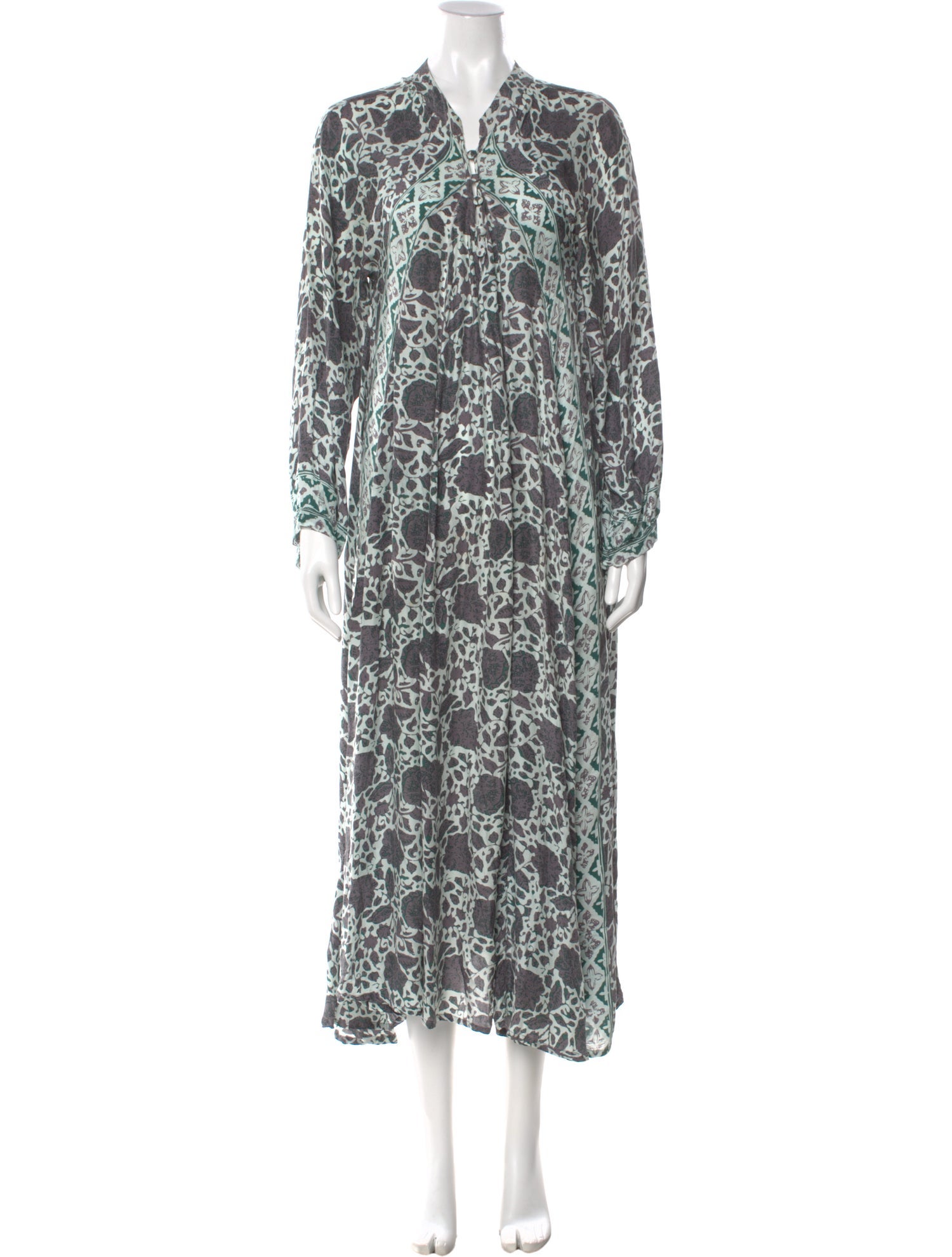 Natalie Martin Silk Long Dress