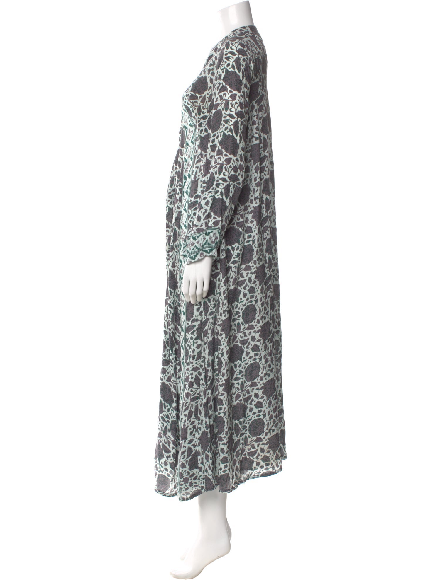 Natalie Martin Silk Long Dress