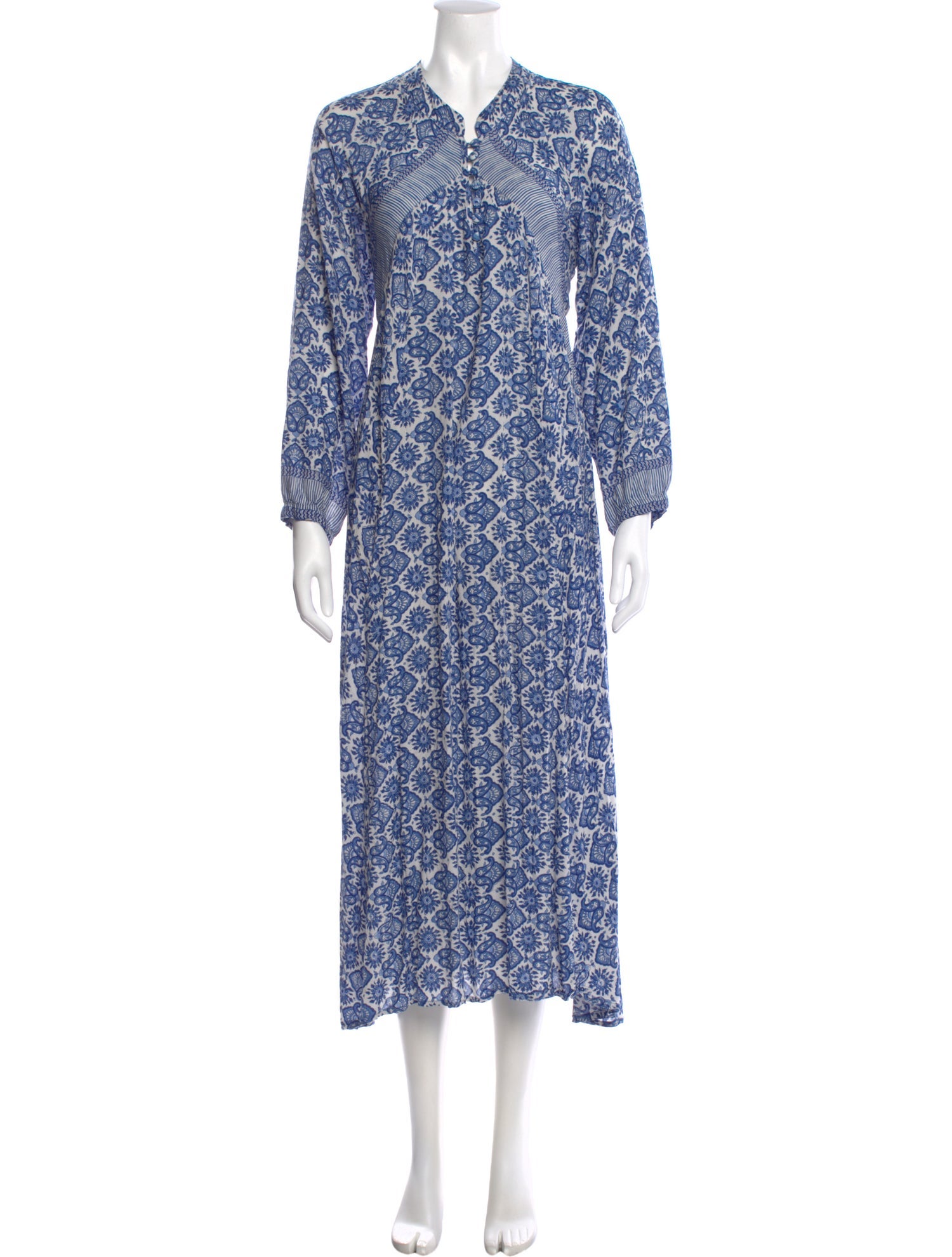 Natalie Martin Printed Midi Length Dress