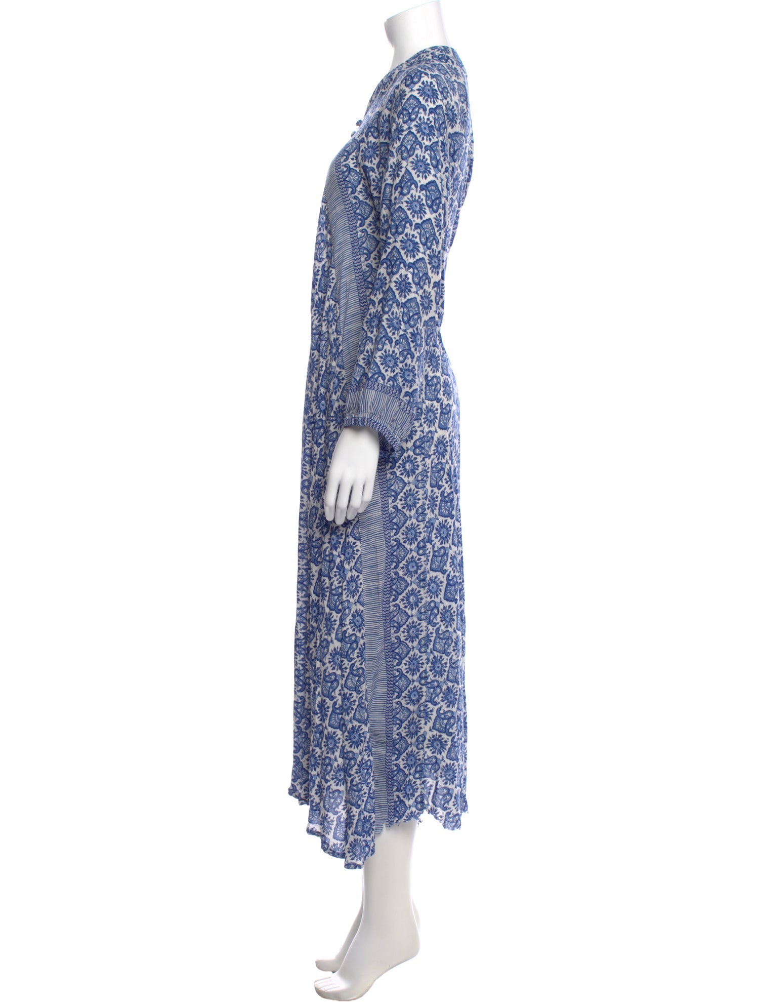 Natalie Martin Printed Midi Length Dress
