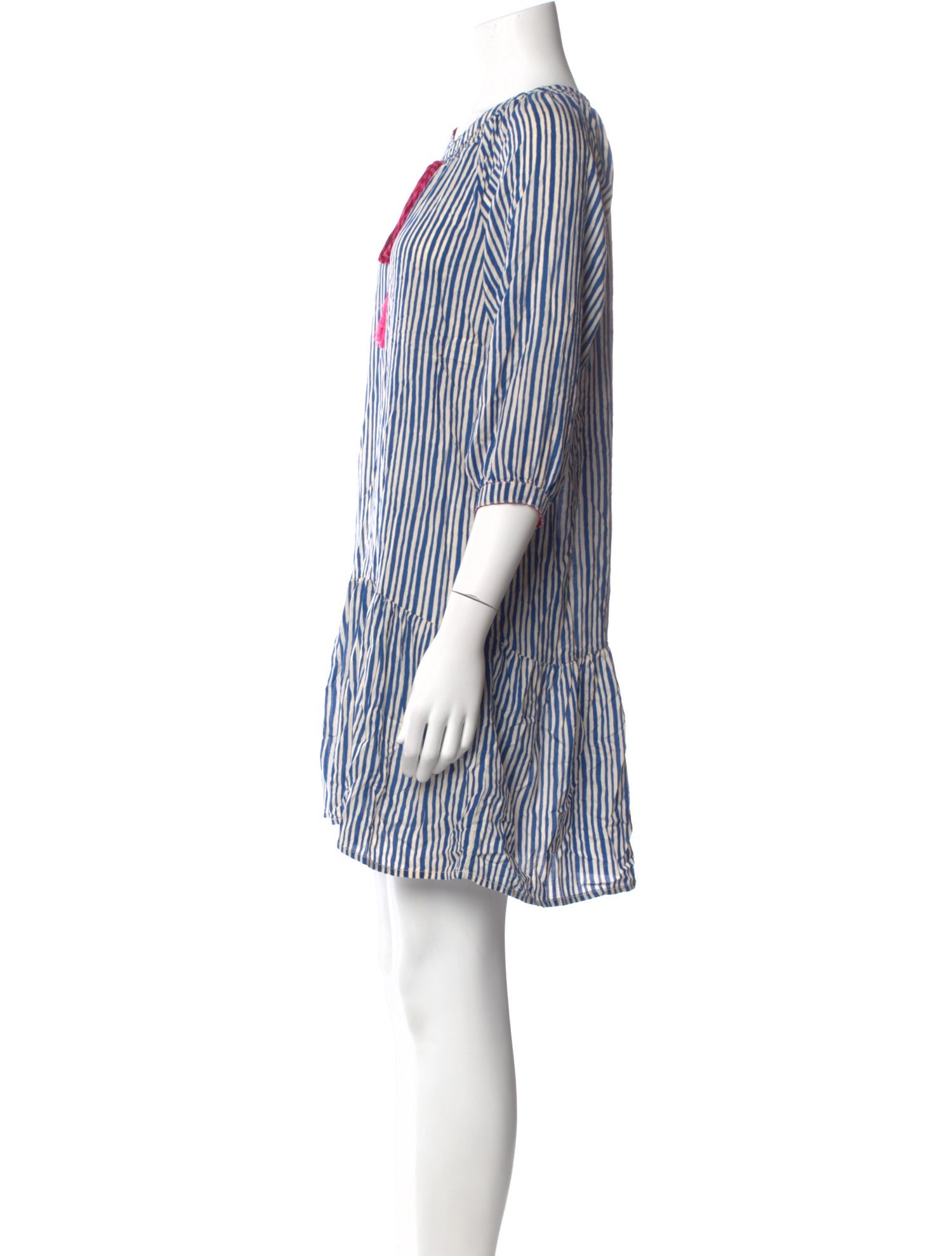 Natalie Martin Striped Mini Dress