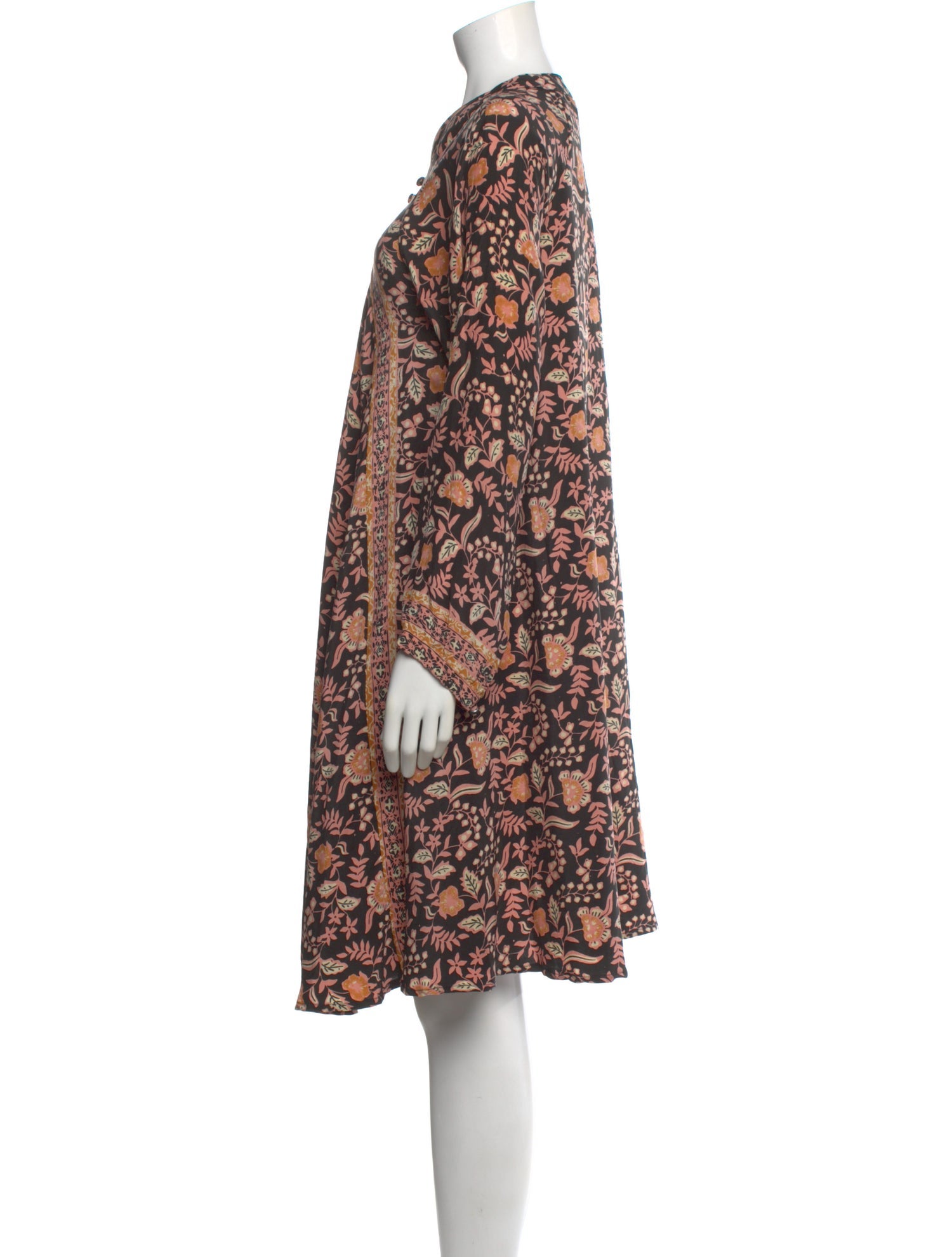 Natalie Martin Silk Knee-Length Dress