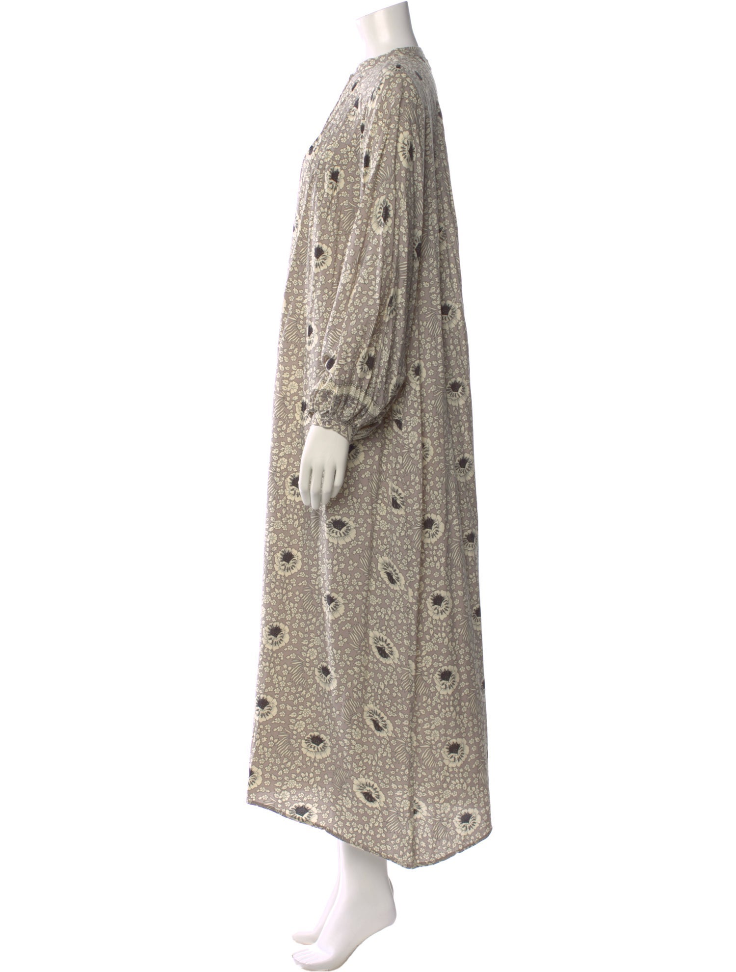 Natalie Martin Polka Dot Print Long Dress
