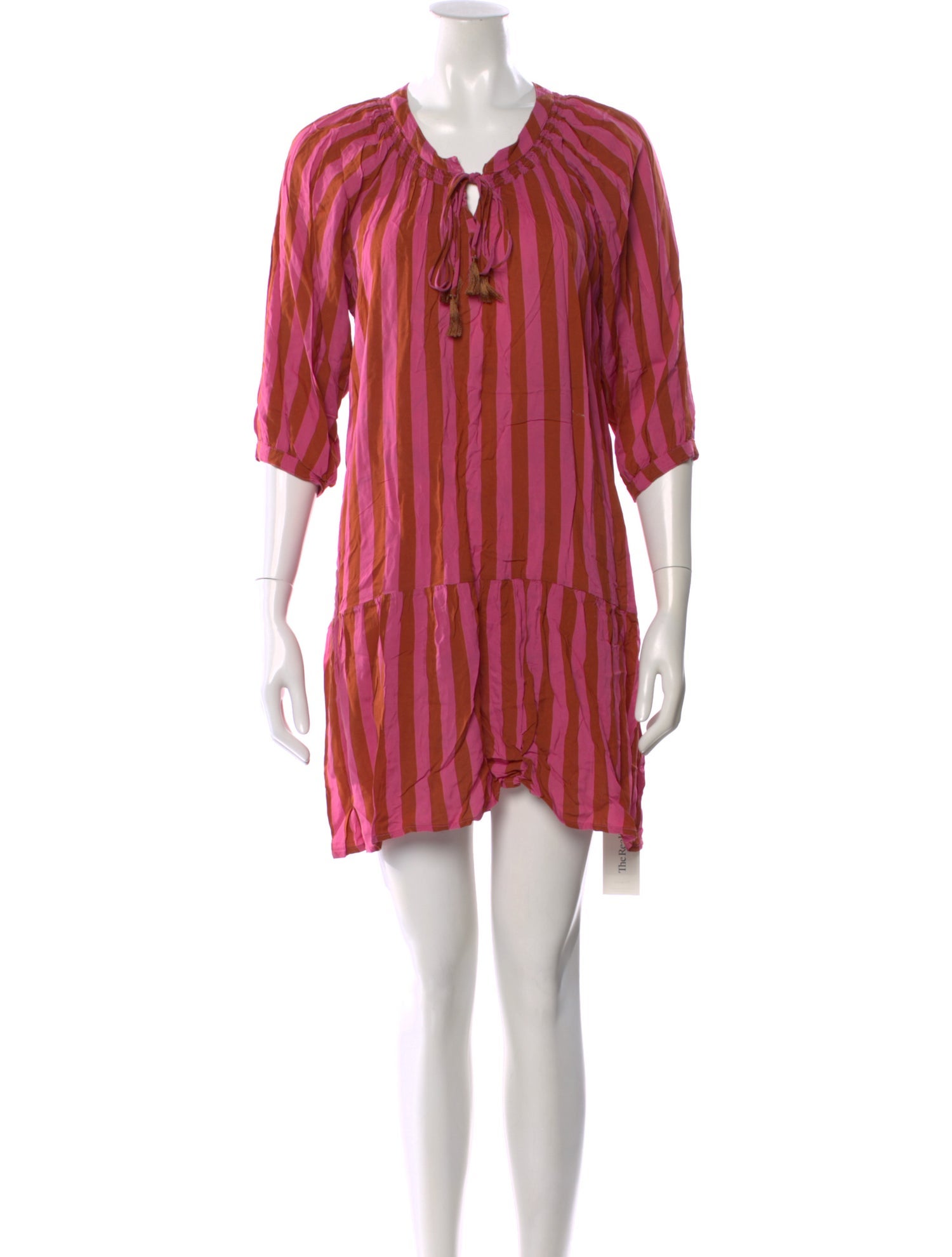 Natalie Martin Striped Mini Dress