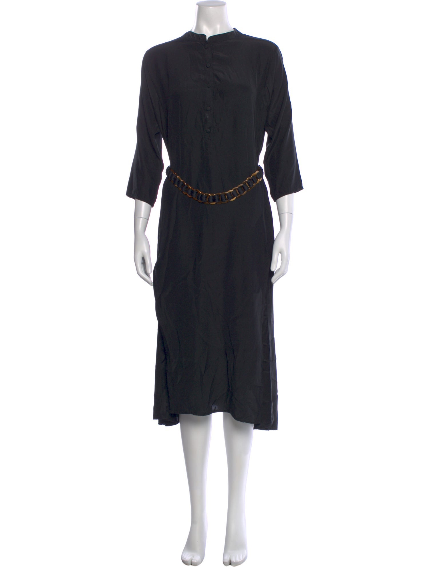 Natalie Martin Silk Midi Length Dress