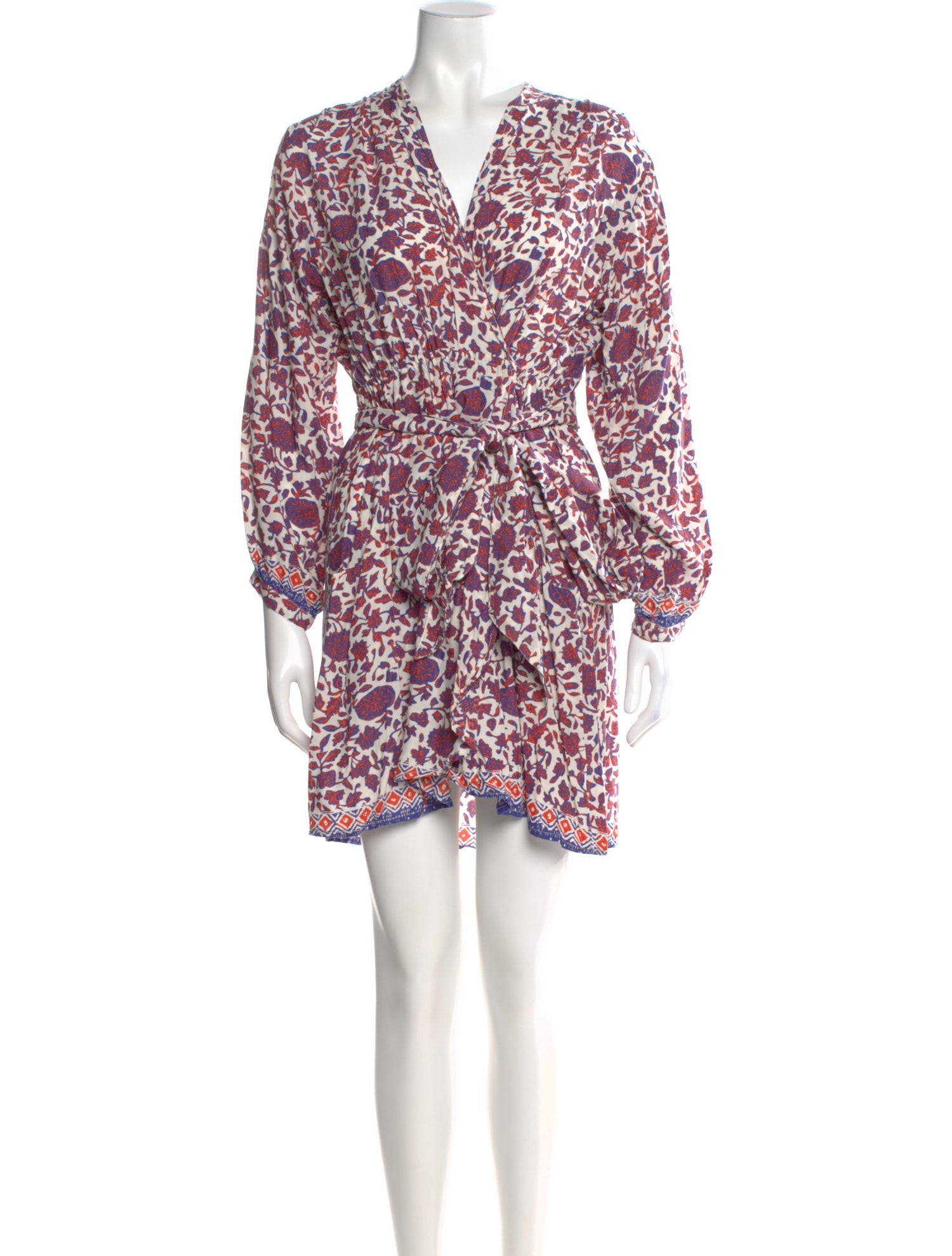 Natalie Martin Floral Print Mini Dress