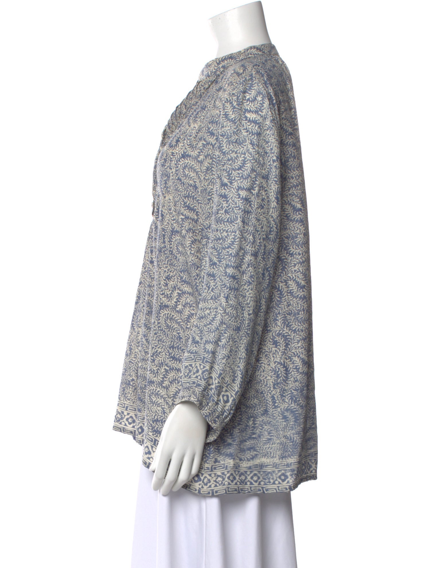 Natalie Martin Silk Printed Blouse