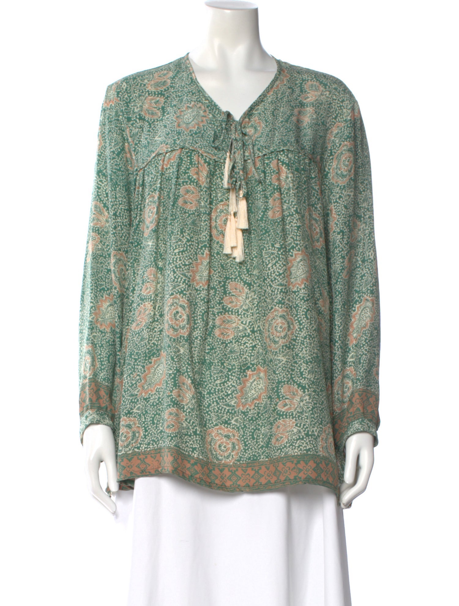 Natalie Martin Silk Floral Print Blouse