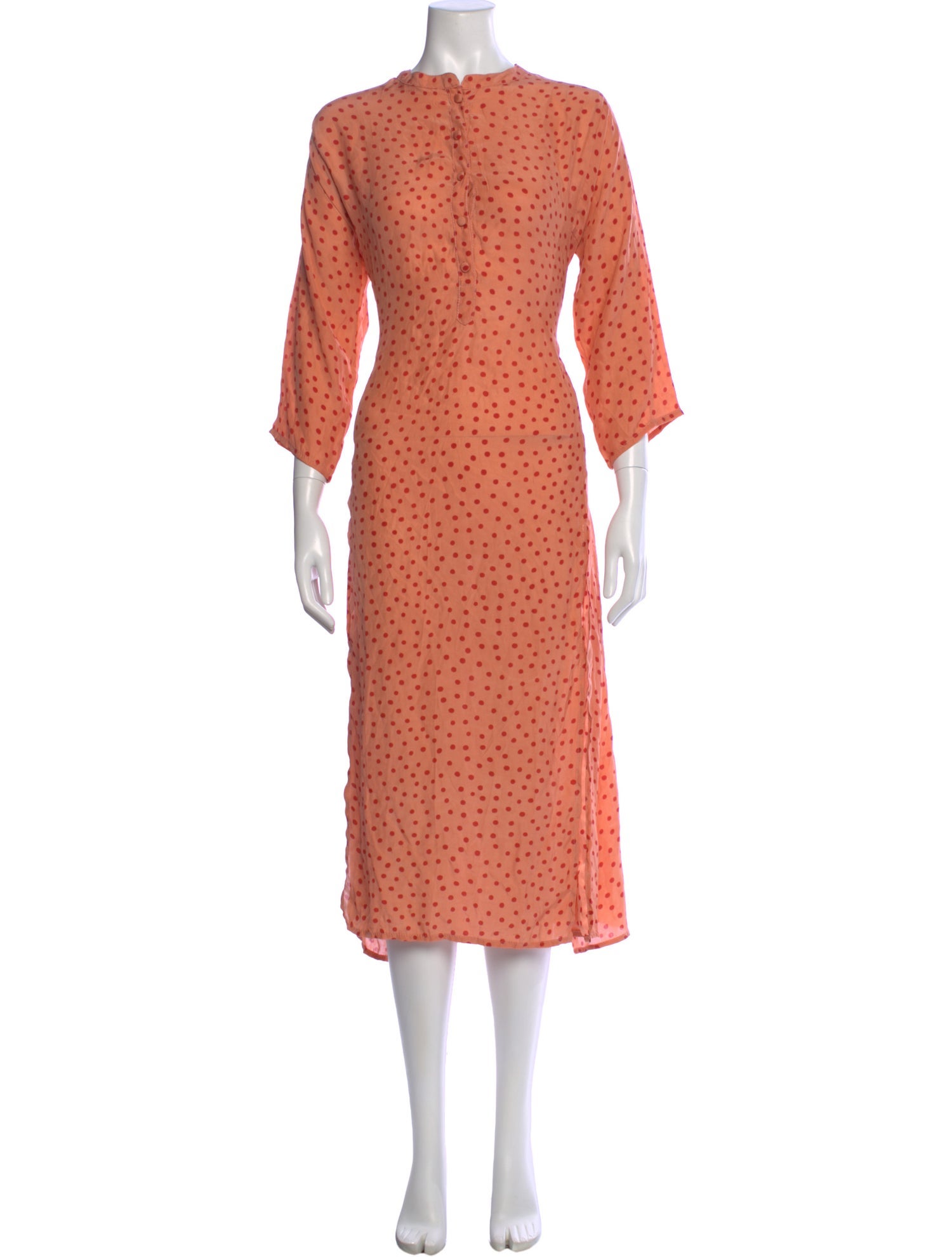 Natalie Martin Silk Midi Length Dress