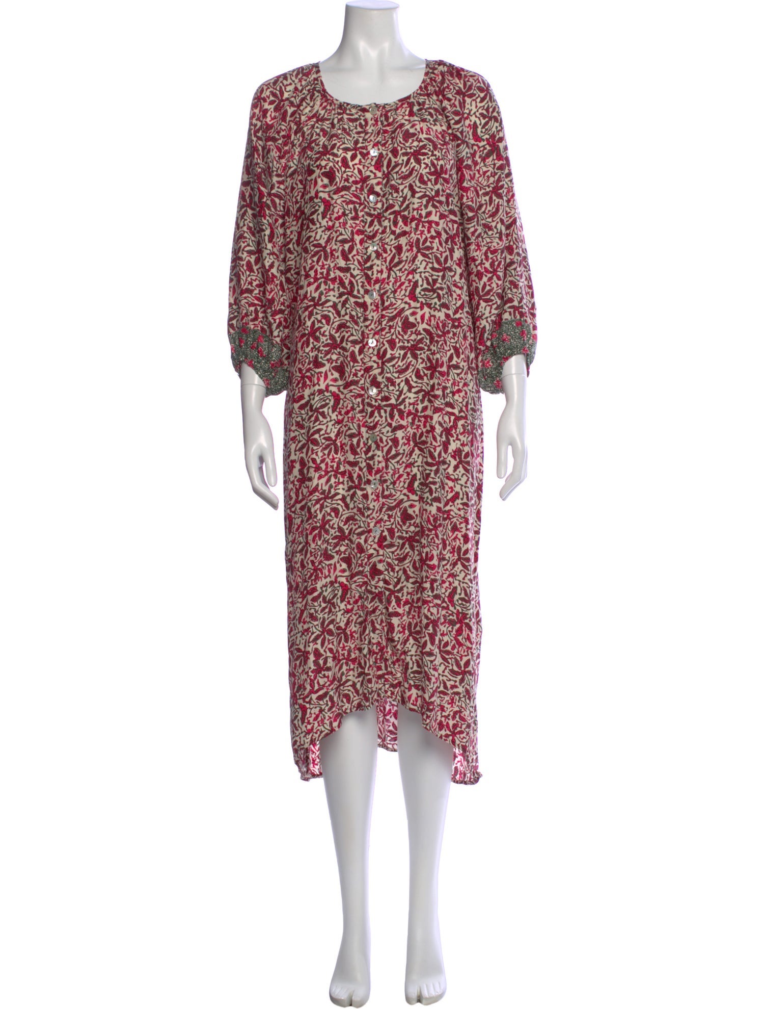 Natalie Martin Silk Midi Length Dress