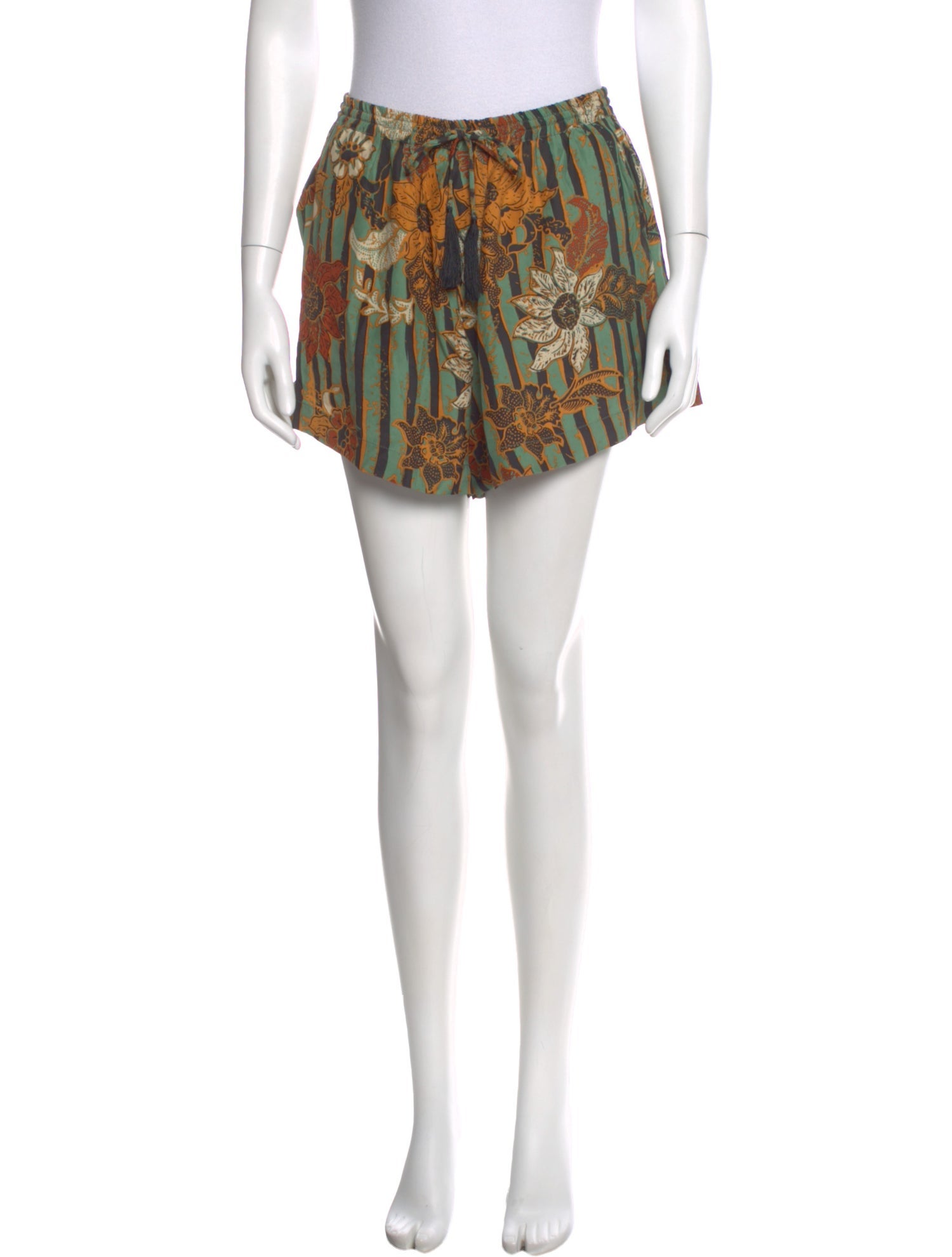 Natalie Martin Silk Mini Shorts