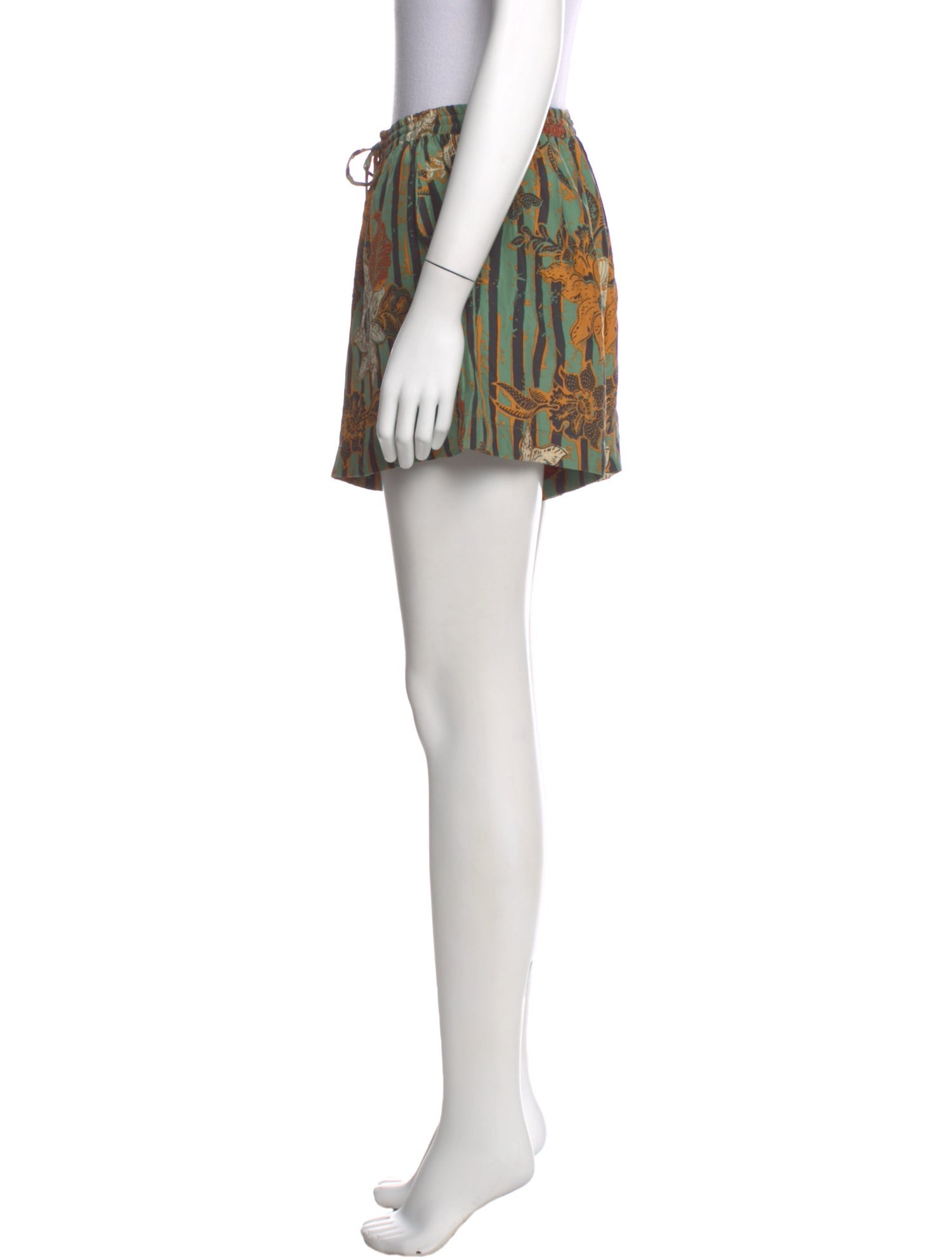 Natalie Martin Silk Mini Shorts