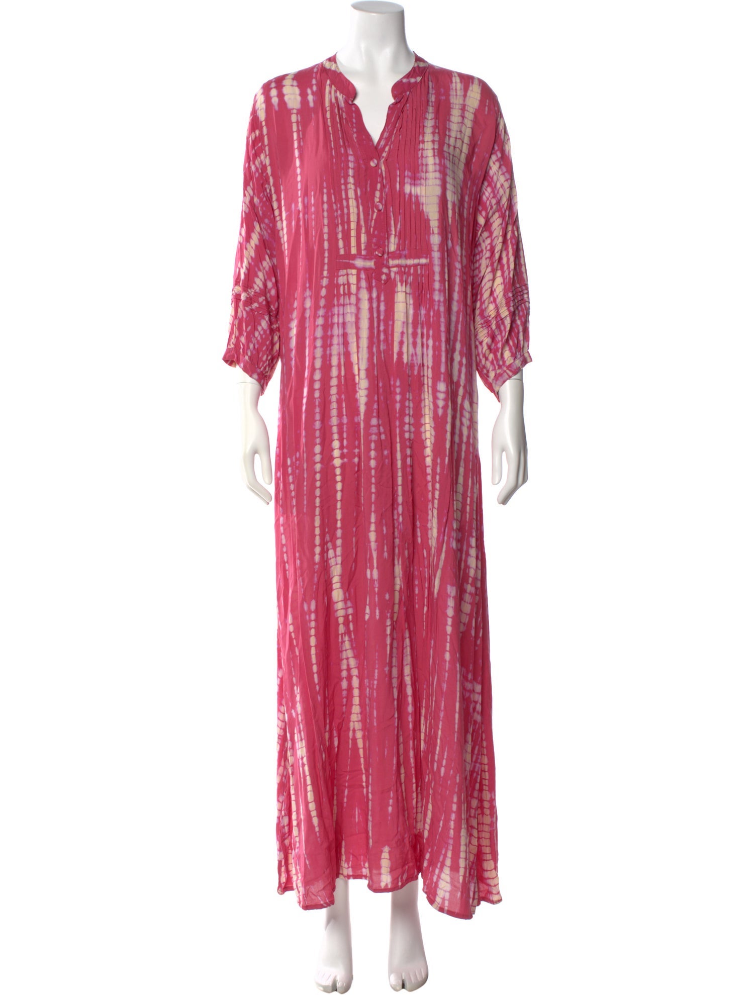 Natalie Martin Tie-Dye Print Long Dress