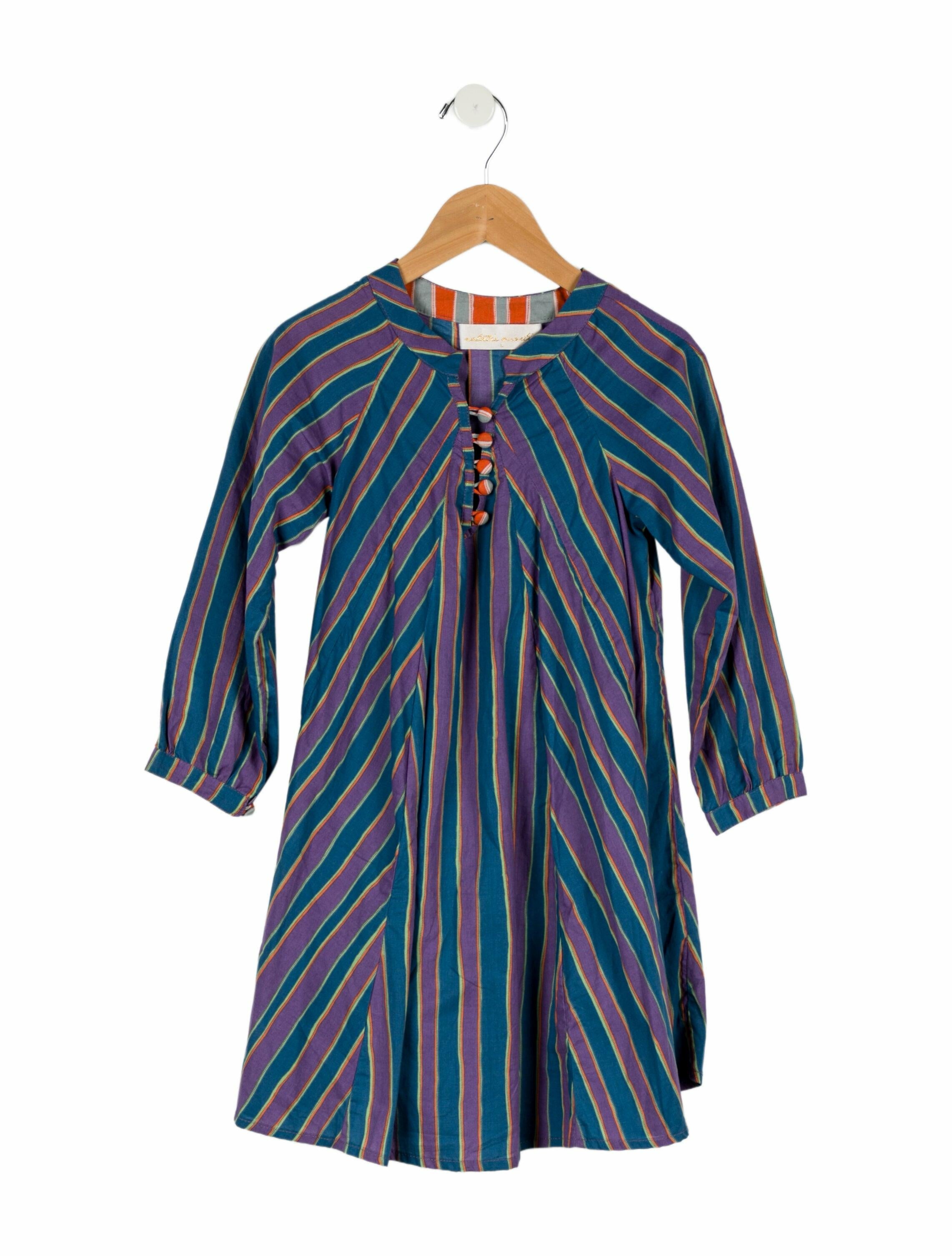 Natalie Martin Girls' Striped Dress