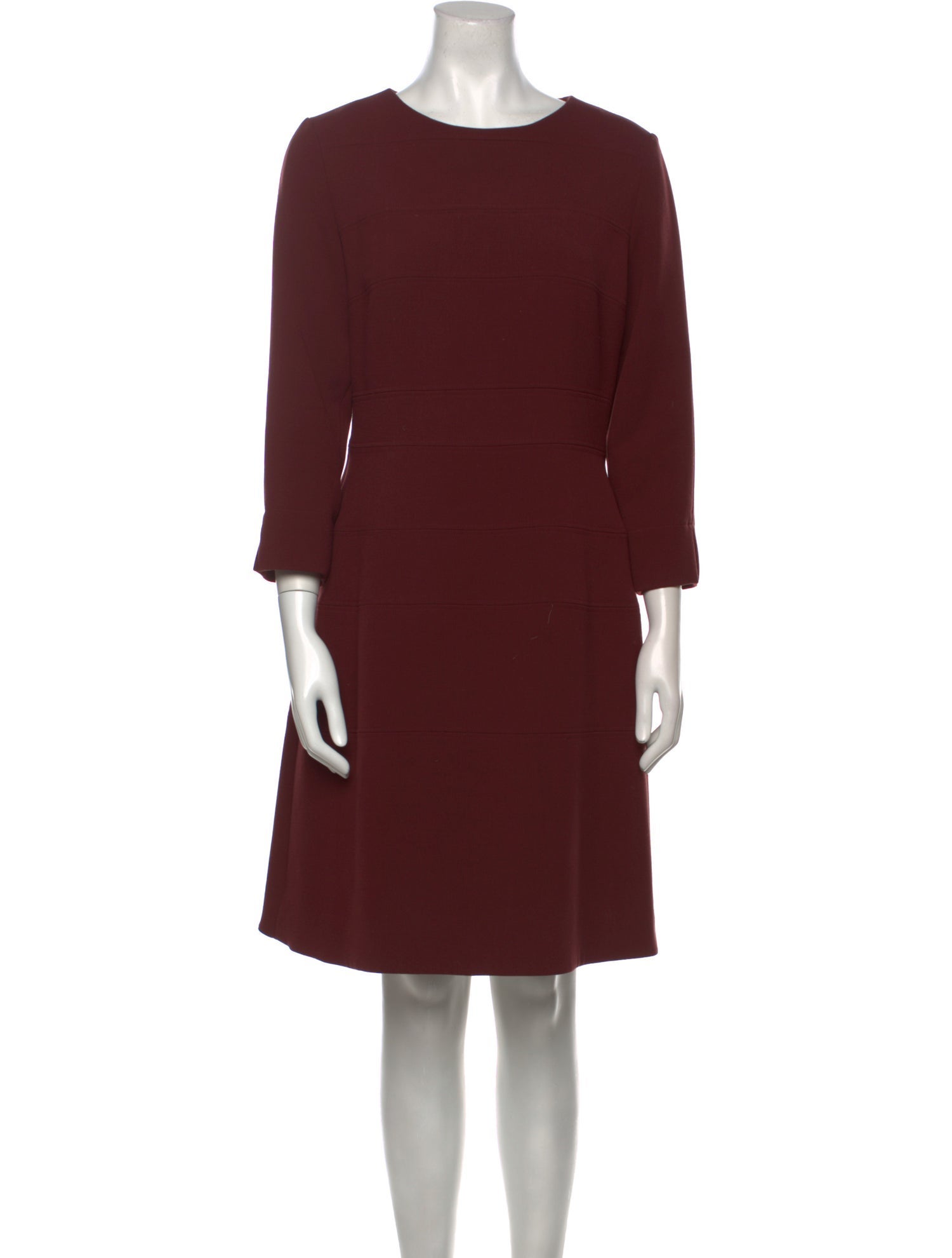 Natan Scoop Neck Knee-Length Dress