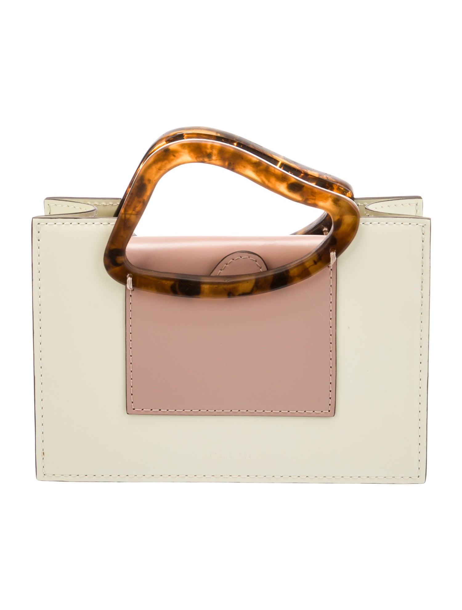 Naturae Sacra Leather Top Handle Bag