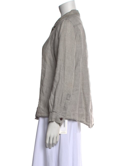 nygårdsanna Linen Long Sleeve Button-Up Top