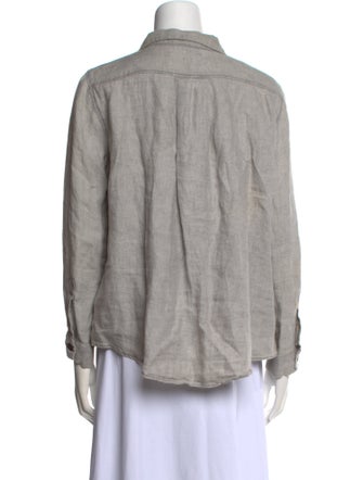 nygårdsanna Linen Long Sleeve Button-Up Top