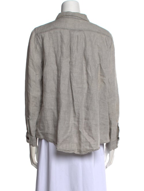 nygårdsanna Linen Long Sleeve Button-Up Top