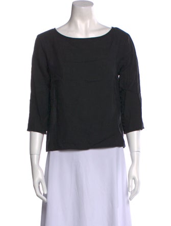nygårdsanna Linen Scoop Neck Top