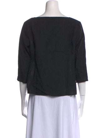 nygårdsanna Linen Scoop Neck Top