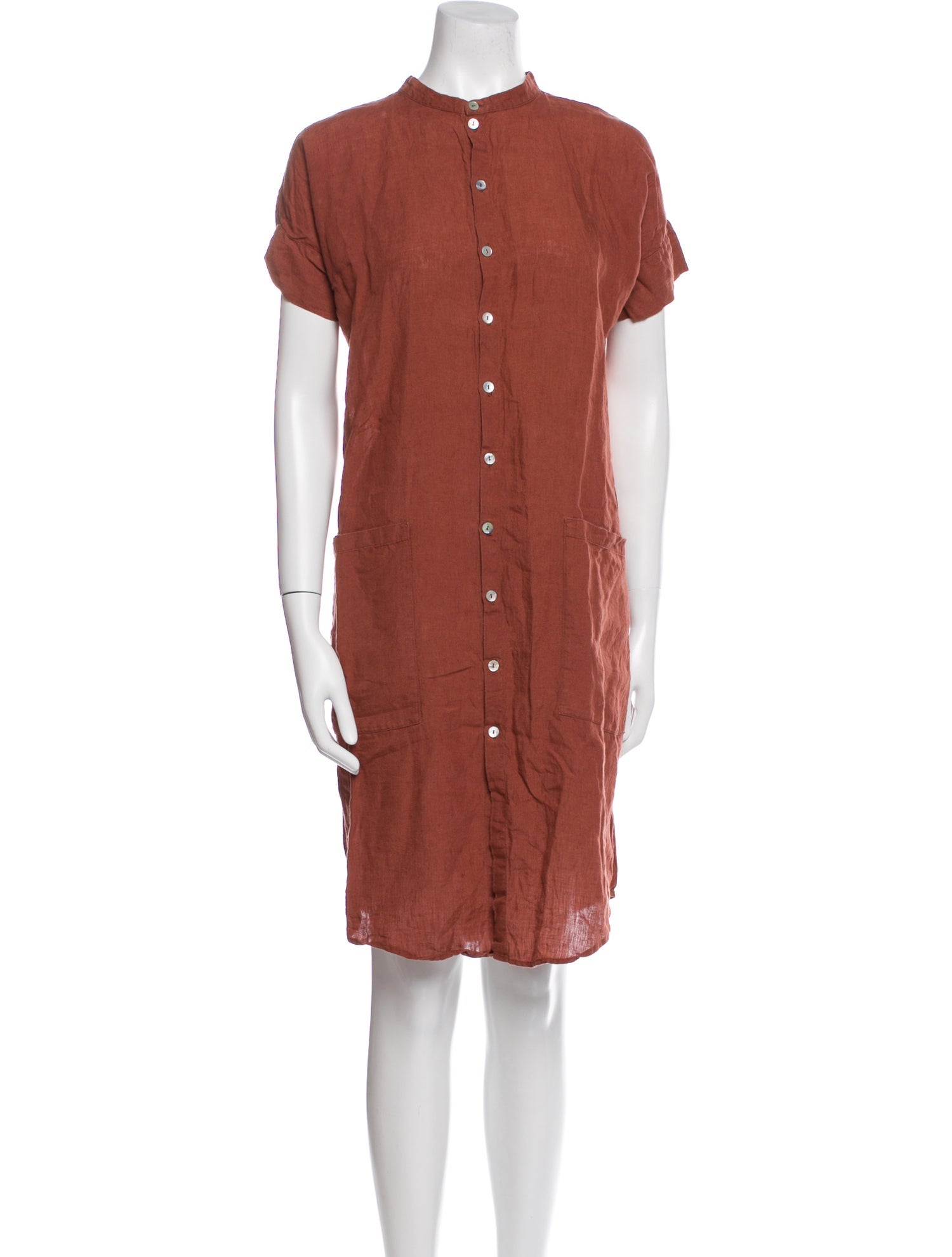 nygårdsanna Linen Knee-Length Dress