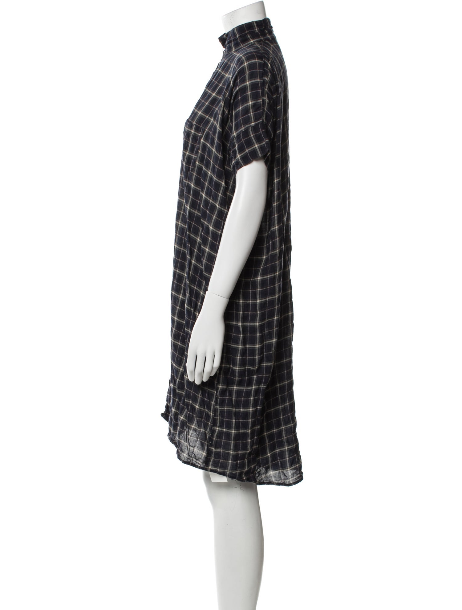 nygårdsanna Plaid Print Knee-Length Dress