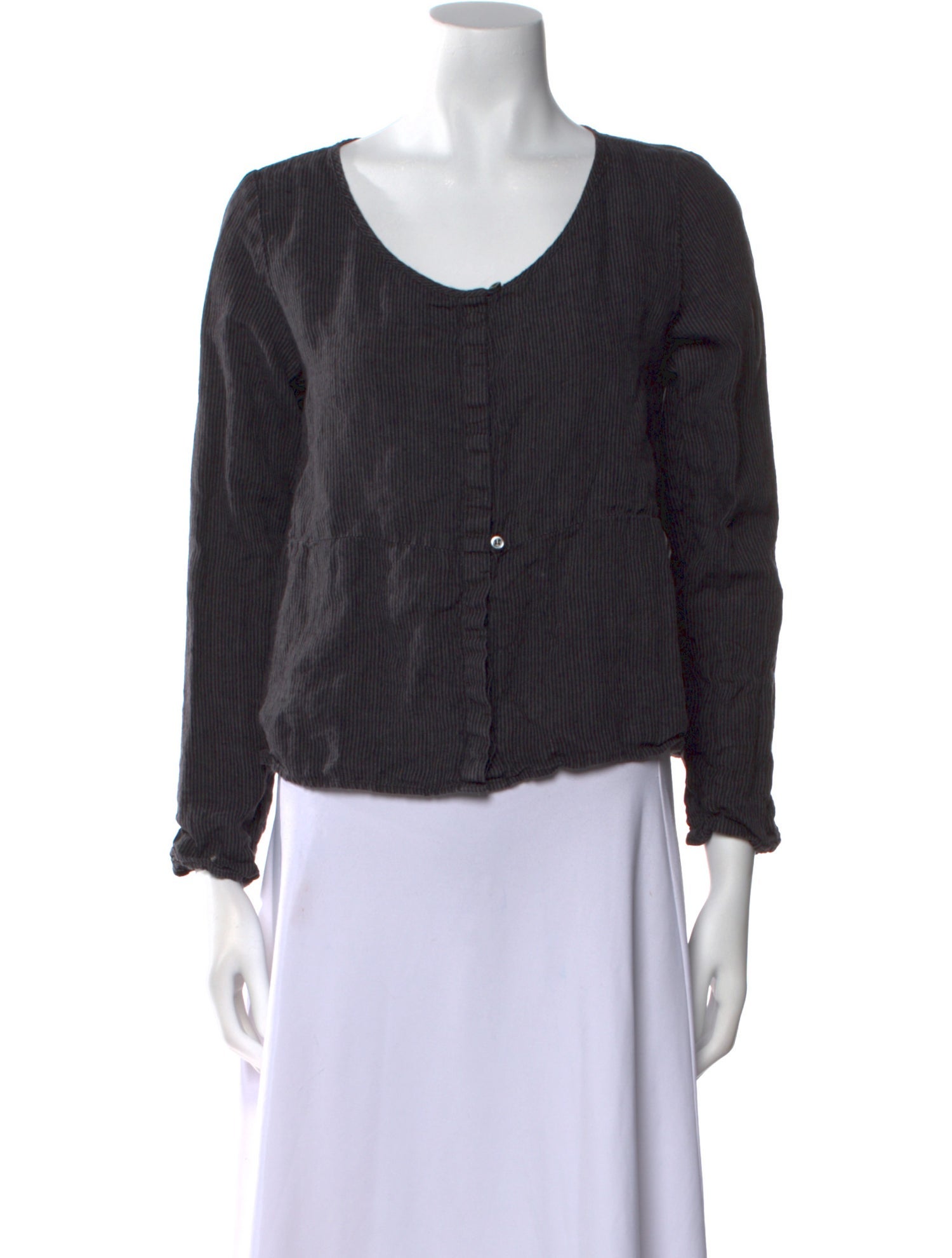 nygårdsanna Linen Scoop Neck Top